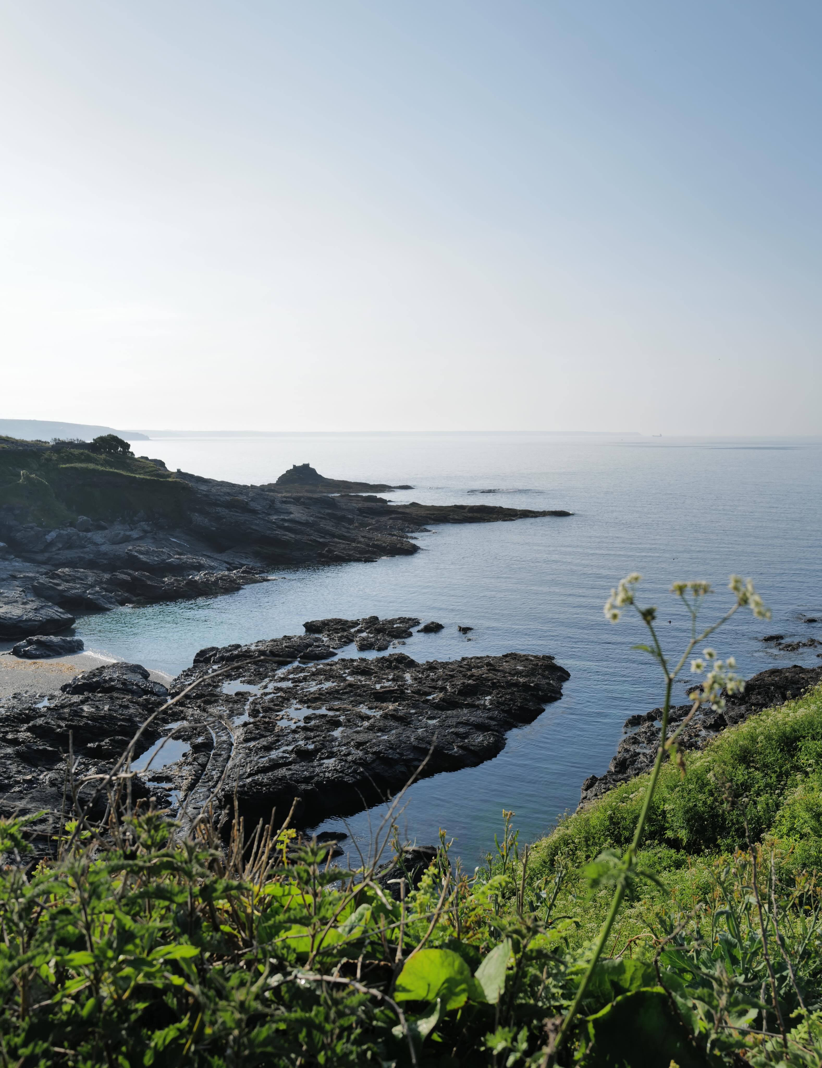 Early mornings down at Prussia Cove. #cornwallholiday #explorecornwall #earlymornings #beach
