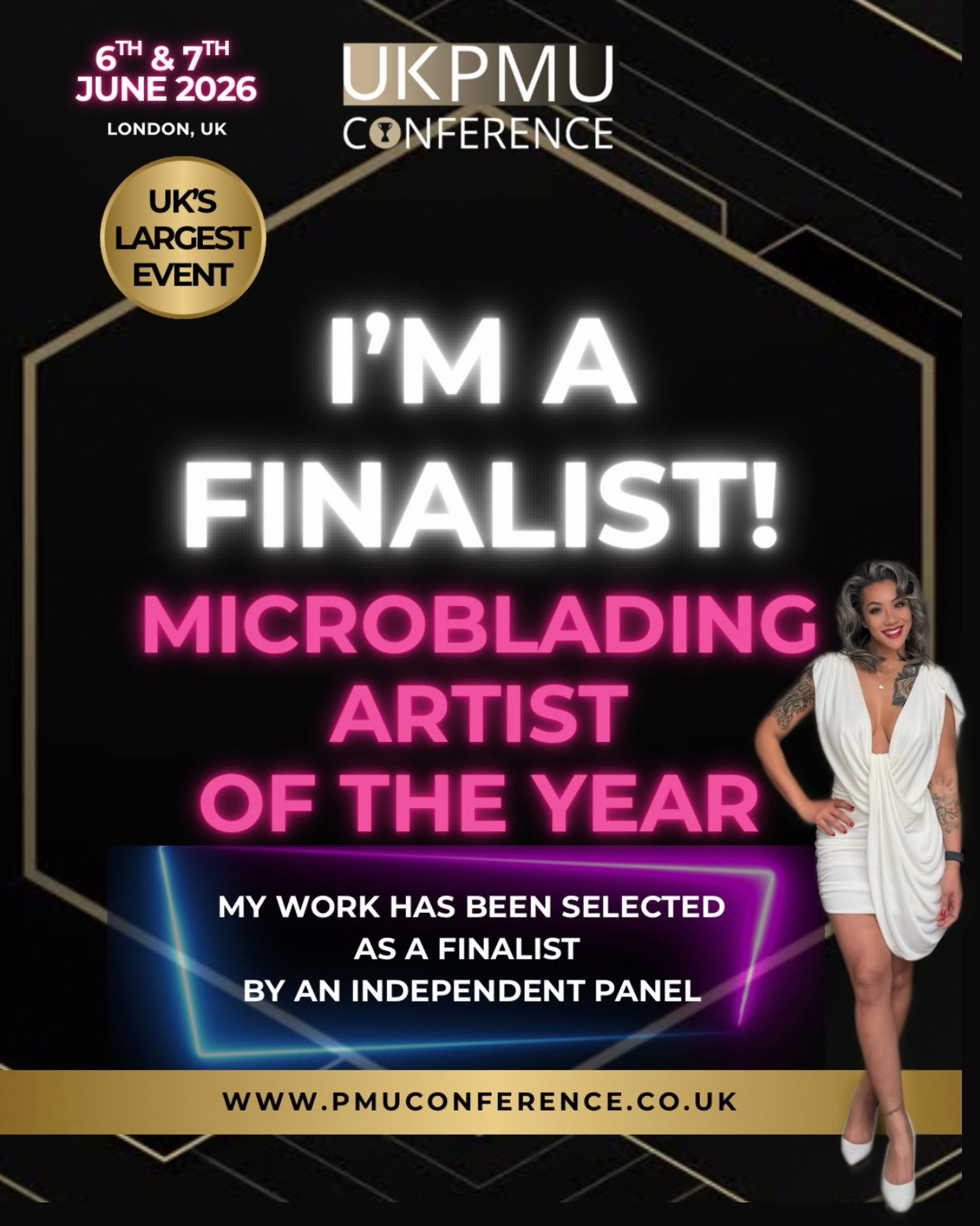 2026 you have been incredibly kind to me ❤️
Another year being a finalist for the UK PMU Conference Awards 🙌
This award feels especially close to my heart because it exclusively focuses on PMU and judged purely on skill, artistry and technique, by some of the industry leaders I have looked up to since the very beginning of my career.
To have my work recognised by artists whose work inspired me when I first entered this industry honestly means more than I can put into words.
Permanent makeup is so much more than beauty to me. It is precision, discipline, creativity, emotional connection, and years of refining a craft I deeply love. Behind every set of brows are thousands of hours of learning, practice, pressure, growth, and commitment to becoming better year after year.
Sometimes when you work quietly and consistently for so long, you forget to stop and acknowledge how far you’ve come. This moment feels like one of those reminders ✨
Thank you to everyone who has followed and supported my journey over the years ❤️❤️
The true heartbeat of my work 🥰
#UKPMUConference #PMUAwards #PMUArtist #PermanentMakeupArtist #MicrobladingArtist
