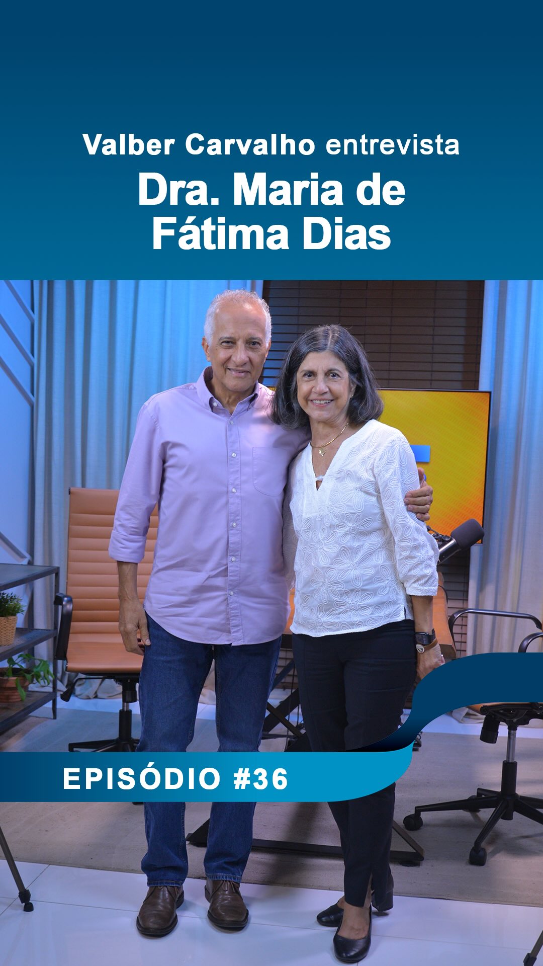 No episódio #36 do Conexão Saúde, Valber recebe a Dra. Maria de Fátima Dias Costa, médica e cientista especializada em doenças neurodegenerativas. Ela é uma grande referência em pesquisa na área e tem forte atuação acadêmica na UFBA e UFRJ.
A Dra. Maria de Fátima compartilha conhecimentos essenciais sobre como essas doenças comprometem o corpo e as melhores formas de lidar com elas.
Uma conversa completa, abordando a diferença entre o envelhecimento normal e o patológico, as características do Parkinson e Alzheimer, as pesquisas mais atuais e o que fazer ao notar os primeiros sinais de demência em um familiar.
Assista ao episódio completo no YouTube. Link na bio.
#ConexaoSaude #Neurociencia #DoencasDegenerativas Alzheimer Parkinson EnvelhecimentoSaudavel QualidadeDeVida