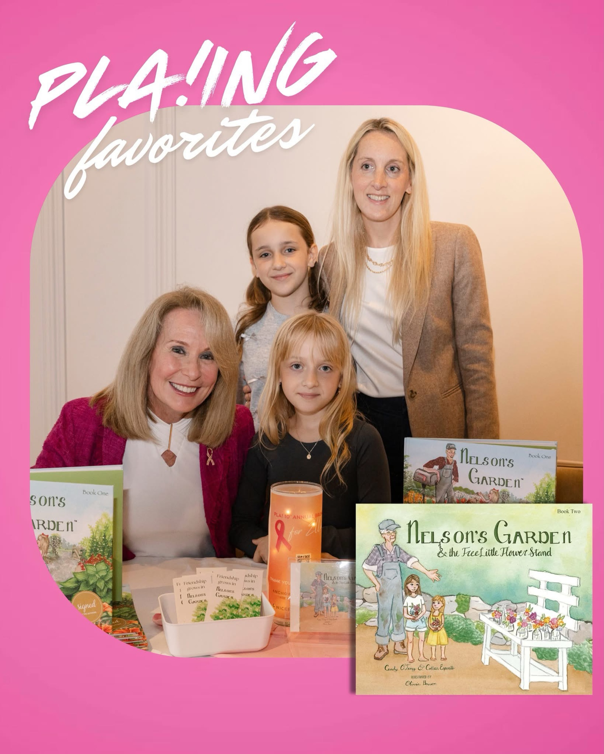 PLA!ing Favorites...
Big Day today....HUGE!
When our dear friend Candy O’Terry left radio, it was with 2 goals: 1. sing her songs 2. write a children’s book series with her daughter.
Today is launch day for the second book in Candy and Colleen’s hit series, called NELSON’S GARDEN & THE FREE LITTLE FLOWER STAND. Bestseller status is achieved on day 1 of book sales, so we are reaching out on behalf of Candy and Colleen for your support.
This story takes place in a summer garden and is rooted in the power of kindness. This is the perfect book to buy for cuddle time!
There is no better gift than a book, right?! Get your copy here AND support one of our favorite small local businesses: https://www.titcombsbookshop.com/item/eH4hz4VRnxlTSIn85yOWVQ