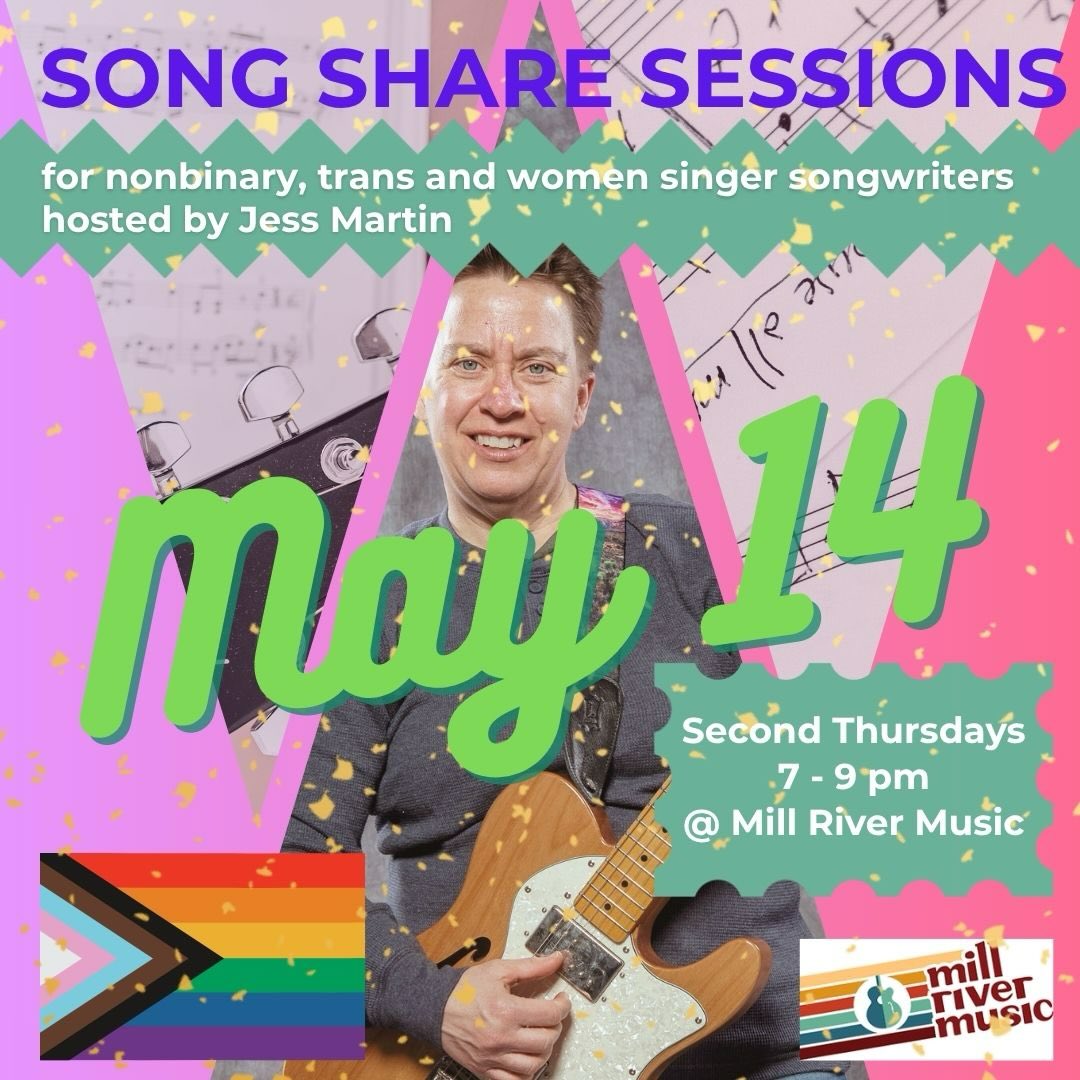 🌷 May Muse: Songs, Stories & Strings 🌷
It’s officially May, and the creative energy in Northampton is blooming! Our monthly hang for Nonbinary, Trans, and Women creatives is back next week, and we’re keeping the doors wide open.
Last month was such a dream—we had poets weaving words between melodies and folks who just came to soak in the vibes and listen. Whether you’re a seasoned songwriter, a spoken-word artist, or just someone who needs a dose of community art, you belong here.
📍 The Quick Facts:
When: Thursday, May 14 | 7:00 PM – 9:00 PM
Where: Mill River Music & Guitars, Northampton (@millrivermusicandguitars )
The Flow: We start at 7 PM with a community check-in, followed by our share.
✨ All Forms of Magic Welcome:
Play: Bring a song (new, old, or unfinished!).
Speak: We love poetry and spoken word.
Listen: Not ready to perform? Come hold space! We love a supportive audience.
The Rule: Just be inclusive, welcoming, and ready to cheer each other on. 🏳️⚧️🏳️🌈
🎸 Gear & Logistics:
Instruments: Feel free to use the shop’s guitars if you want to travel light!
Donations: We suggest a small $1–$5 donation for the staff member staying late. It’s purely voluntary—don’t let it stop you from coming!
The Vibe: Supportive, queer-affirming, and zero pressure. Always.
Tag a poet, a picker, or a pal who needs a night of good music and better company. Let’s fill the shop! 📖🎤🎸
#northamptonmass #queercreatives #songwritercircle #westernmassmusic #millrivermusicandguitars