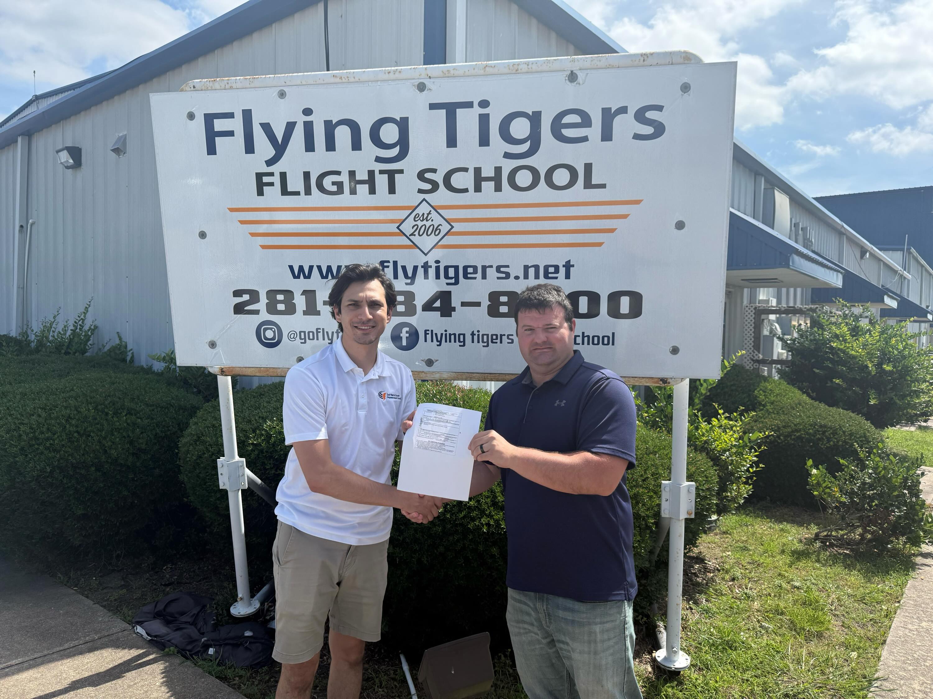 Congratulation Mark Ruiz upon the successful completion of your Private Pilot checkride. I heard it was a slam dunk. Way to go, Mark.