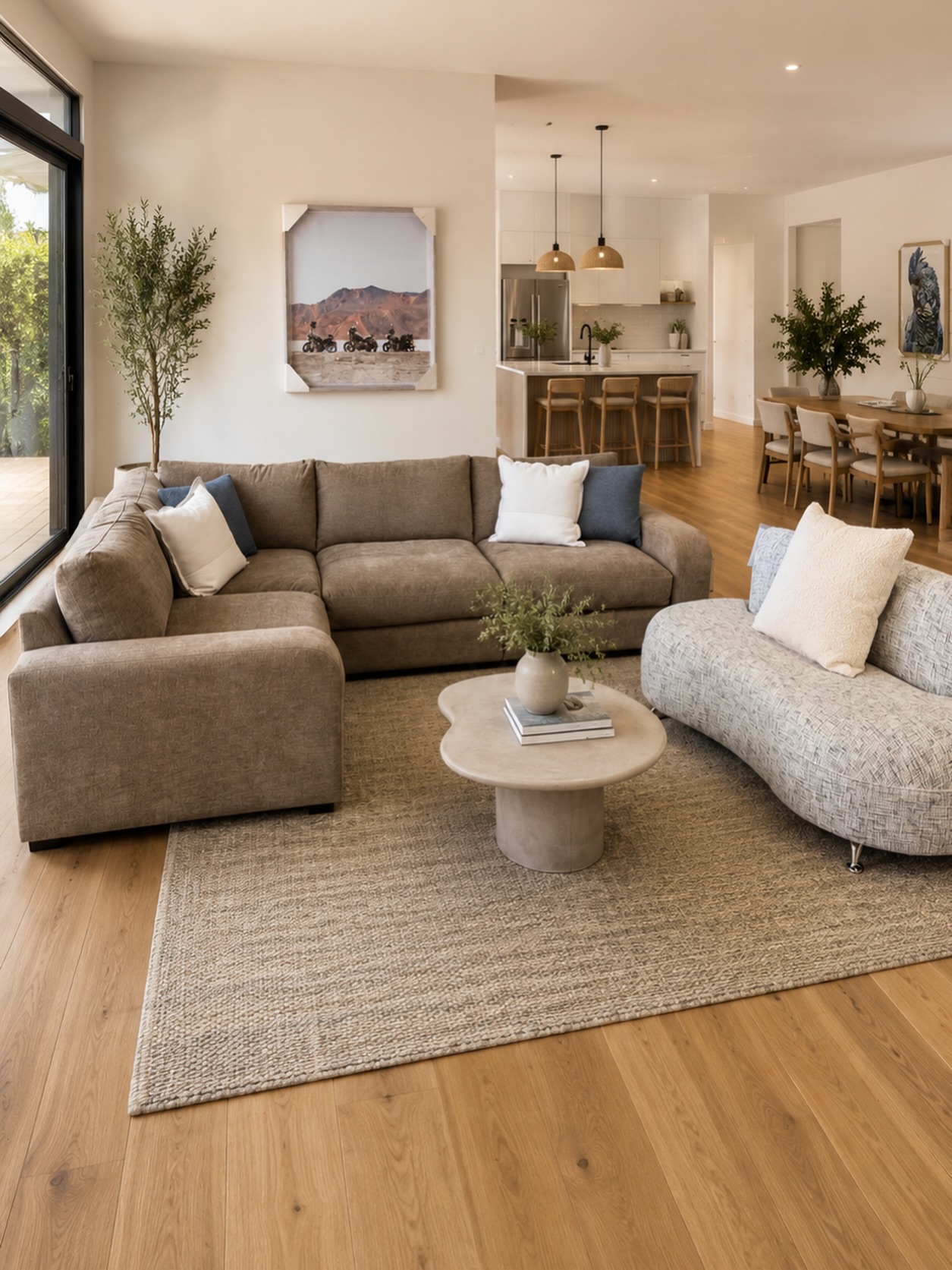 Loving our Dream L-shape Lounge paired with the Florence Accent Sofa & cement coffee table!
These all have 1 things in common — curves in all the right places 🤍🙌🏽
Let us create your dream lounge room space today! With custom lounge & sofa options available at @knownforloungessydney
Showrooms open 7 days
#sofa #accentsofa #lshapesofa #customsofas #sydneyfurniturestore