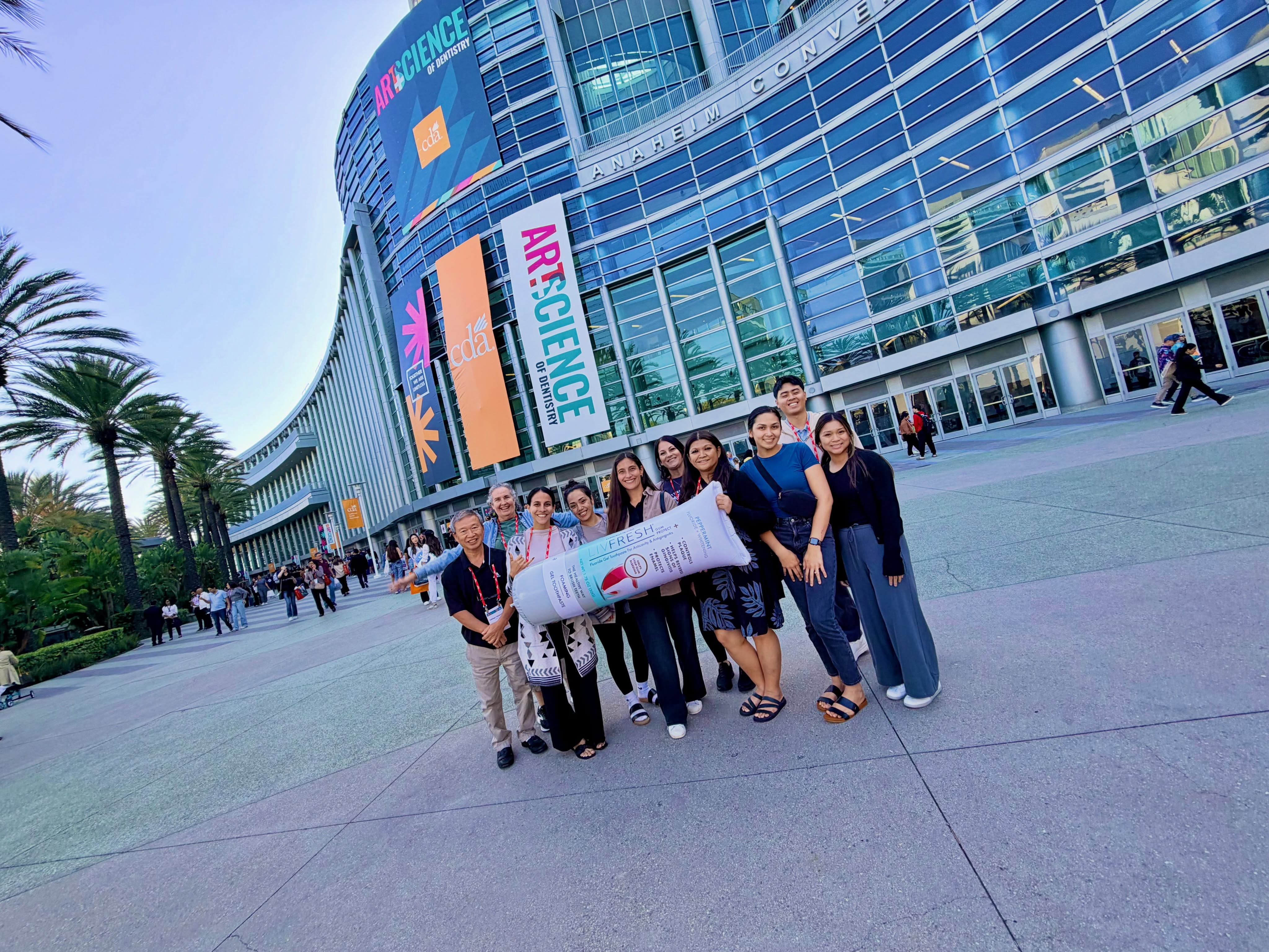 We are having a blast in Anaheim, California at one of the biggest dental conventions in the country!
We are learning all the latest advancements, tech, materials and science in the field so that we can bring it all back to our Hilo patients!
I’m so grateful for our team at Mauna Family Dental for being as jazzed about teeth as I am!