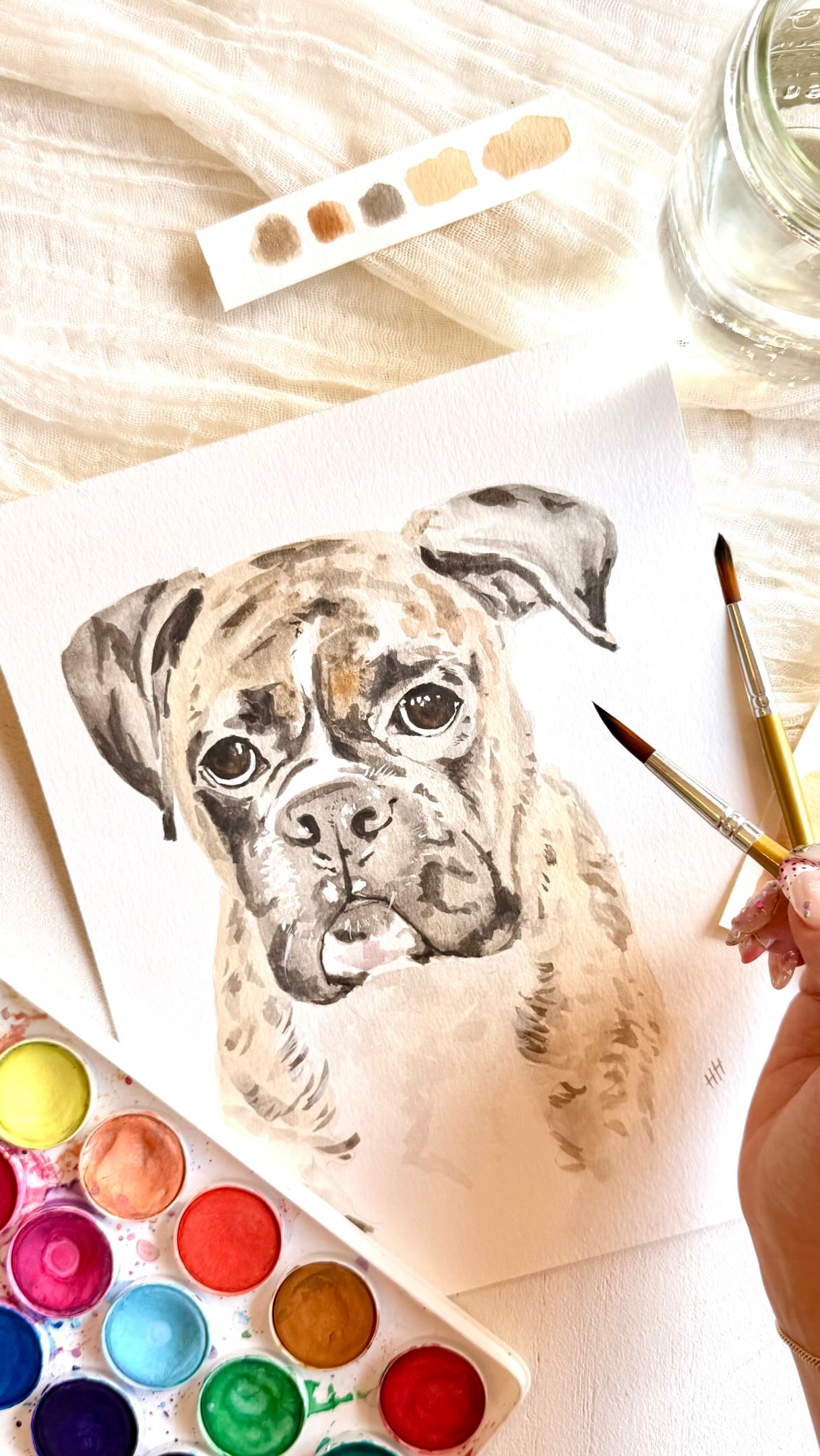 POV youโre painting a pet portrait with meeee ๐จ
And the exciting this is that you really can paint your own pet portrait with me on May 29th at 7:00pm! ๐๐
Iโll be partnering with @artforlifeinbuford to teach an Intro Watercolor Class where youโll learn the steps to paint your own pet. All supplies included! ๐
What youโll leave with:
๐2.5 hours of watercolor technique
๐A painting of YOUR beloved pet
๐Fun memories with other creative people
If youโre worried about your sketching skills, donโt! Weโll pre-sketch your pet so you can get to the fun part. ๐ถ
If youโre worried because youโve never watercolored, donโt! Thatโs exactly what this class is for. Youโll learn the key techniques it takes to watercolor anything, not just your pet. ๐
Ticket link is in my bio and my DMs are open if you have any questions about the class or watercolor in general! ๐ซ
Oh and how cute is my little Hankie?? He always looks so worried haha ๐ฅน๐ฅน
#watercolorforbeginners #watercolorworkshop #petportrait #watercolorpet