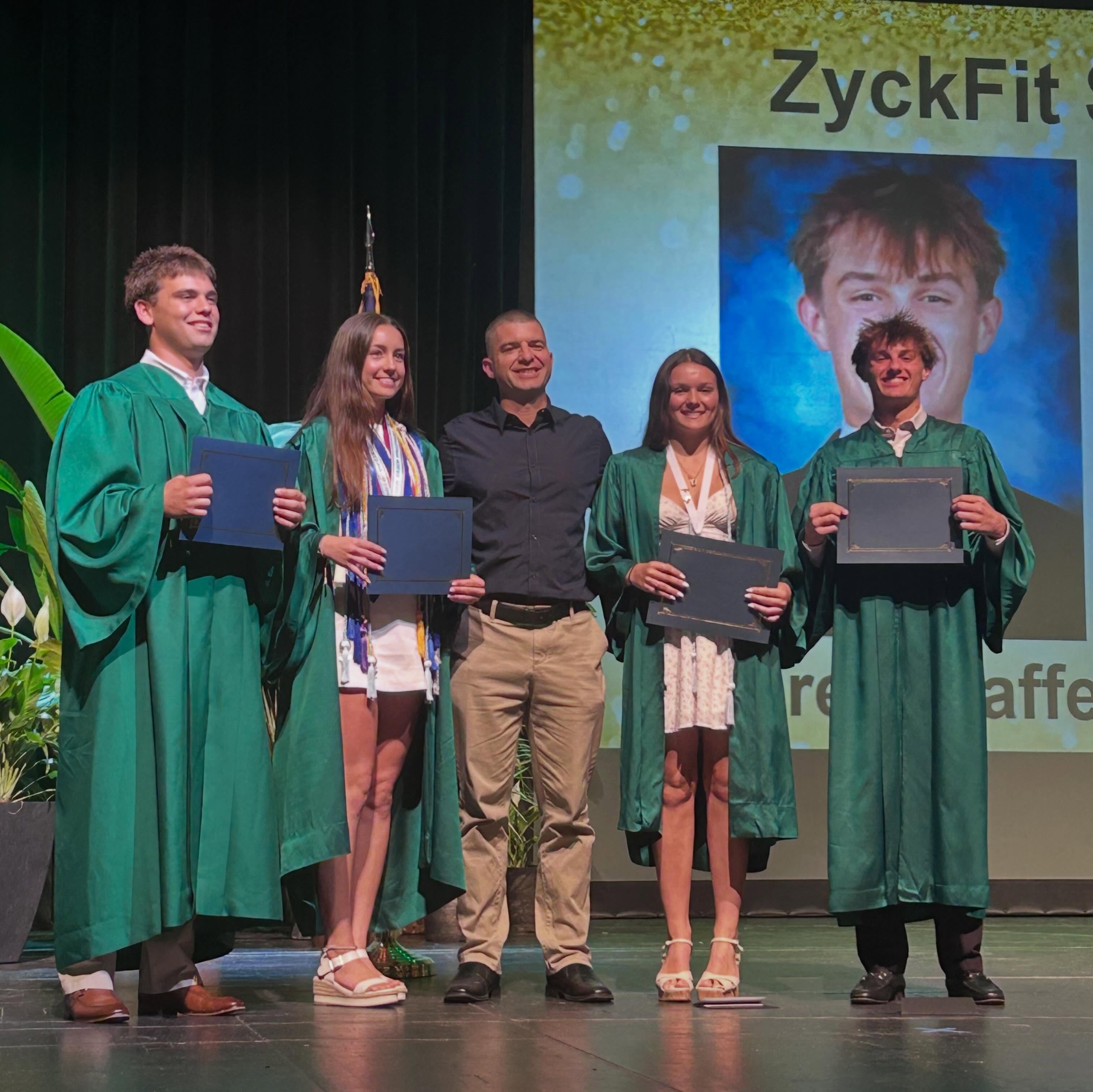 Ladies and Gentlemen,
Here are your 2025-2026 ZyckFit College Scholarship recipients!!
To Andrew, Arianna, Bianca, & KJ:
I know you will all do big things in the future. Your community believes in you. Go make Jup proud!
#ZyckFitCollegeScholarship #GoWarriors #OneTribe #Entrepreneurship #BetterTodayThanYesterday