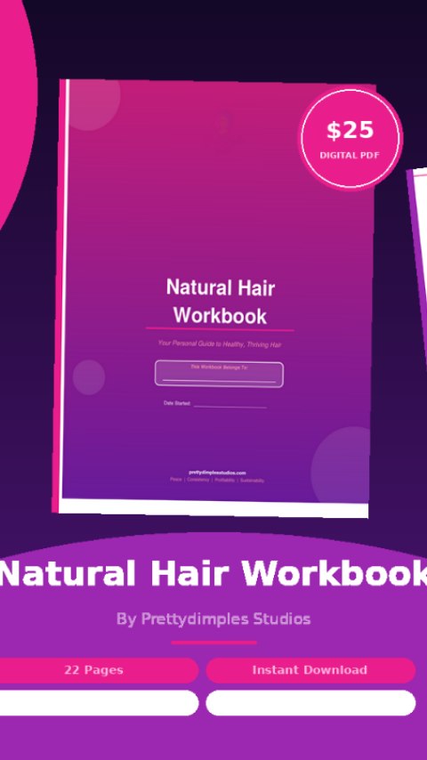 The Natural Hair Workbook is officially here 🙌🏾💜
22 pages. Fully interactive. $25. Link in bio.
#naturalhair #digitalproduct #naturalhairtips #4chair #3chair
