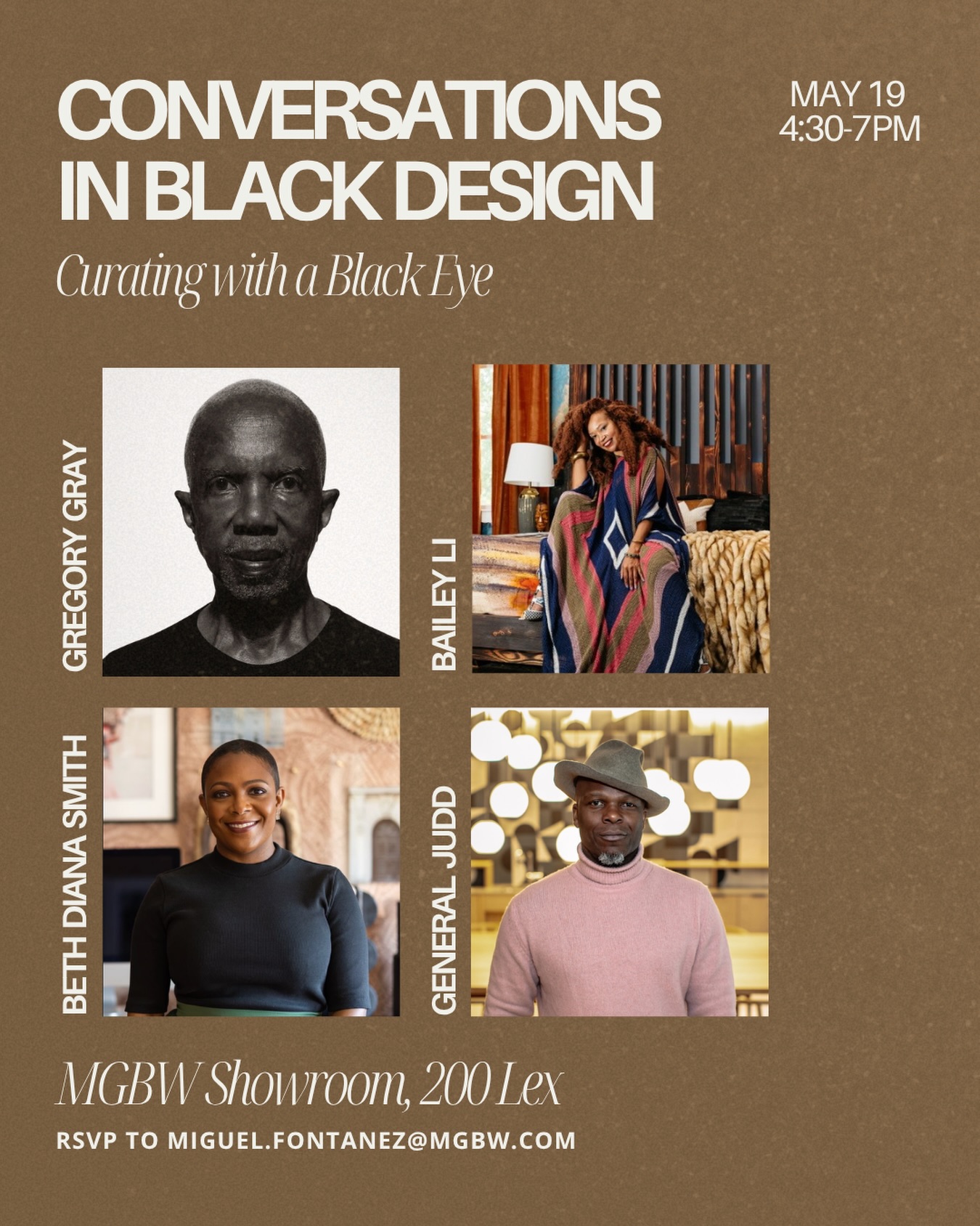 For my fellow NJ and NY designers! Join me, @paperhats_ahb, @interiorista_baileyli, and @me_and_general_design this Tuesday at 4:30pm for a conversation about Black design.
This will be my first time back at 200 Lex since baby Joshua and I’m so excited! Hope to see you there!