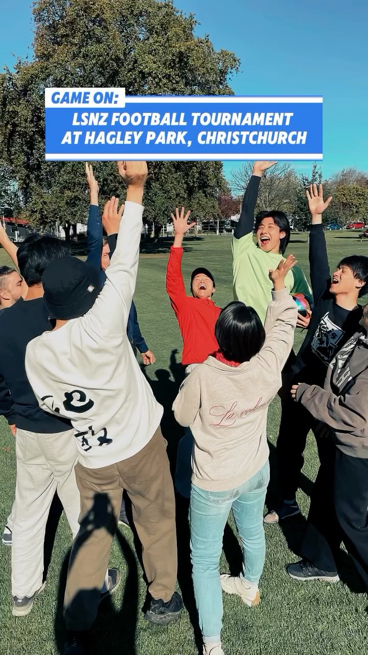 Football day in Christchurch ⚽️
The LSNZ football tournament took over Hagley Park with games and supporters.
Such an amazing moment!
#LSNZ #LanguageSchool #StudyinNZ #Christchurch #Queenstown