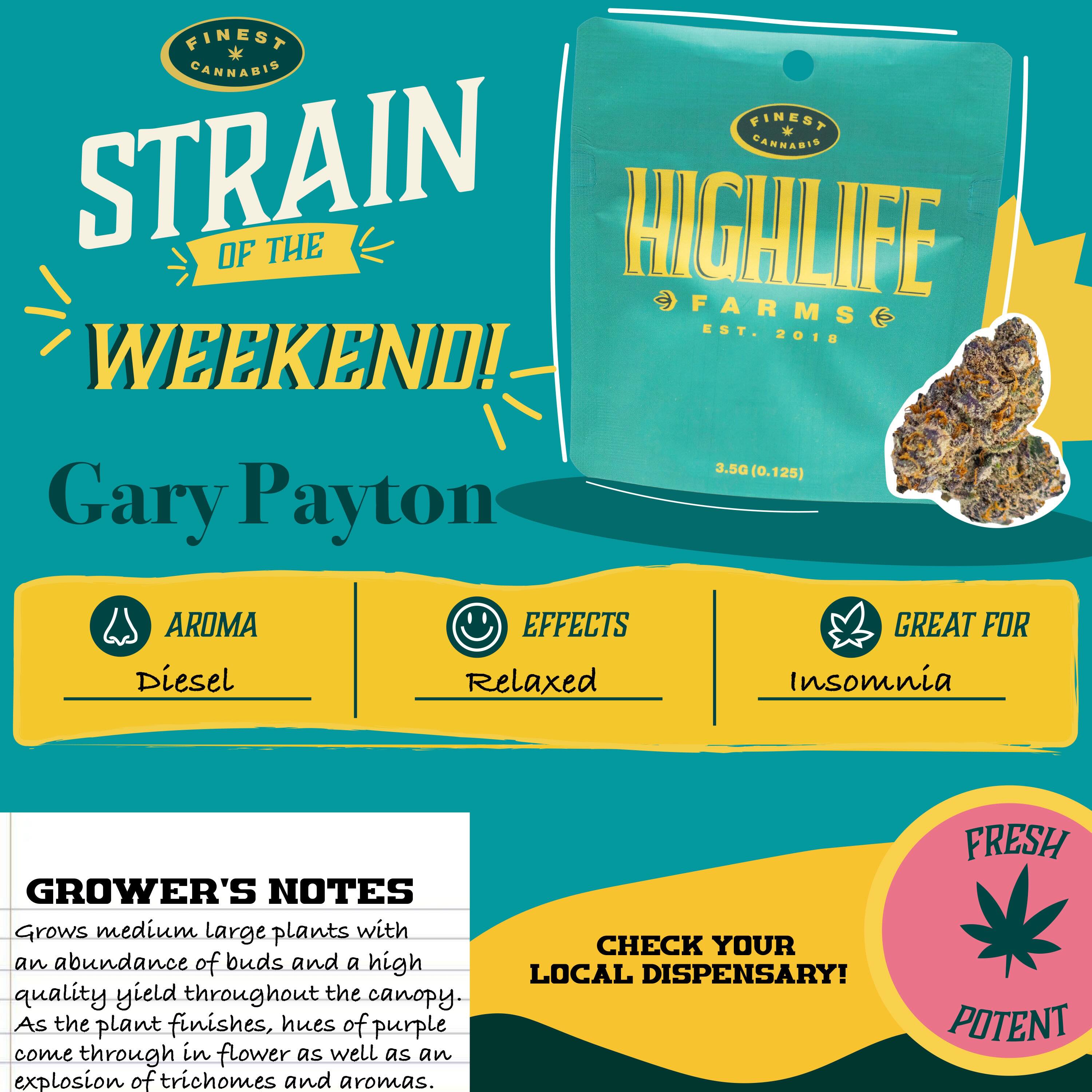 Feel at ease this weekend with Gary Payton and let your to-do list wait it’s turn. 🔥