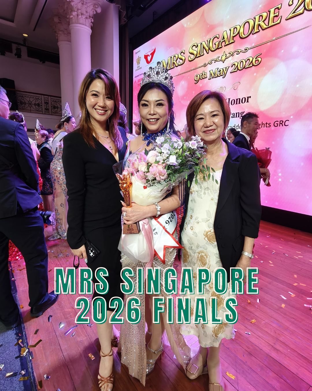A huge congratulations to our incredible Mrs Singapore 2026 contestant on this beautiful journey and achievement ✨🤍
Behind every graceful moment on stage were the countless rehearsals, emotional highs and lows, laughter, perseverance, and the unwavering support of those around her. We are so proud to have witnessed your strength, resilience, and heart throughout this journey.
Thank you for inspiring everyone around you with your courage, kindness, and determination. This journey was never just about the crown, but about the growth, friendships, and memories made along the way.
Congratulations once again — your Aure family is so proud of you! 💫