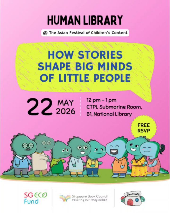 Join us for a special Human Library session at @afccsg ā a cosy, conversation-style hour exploring how stories shape the way children think, feel, and grow.
Hear from Chloe Mohajer (lawyer turned community builder), @amandas.paint.and.pen (artist and educator bridging cultures through story) and Priyanka Shahra (founder, @dinostaury) ā three women with honest, practical things to say about raising children who are kind, curious, and resilient.
How Stories Shape Big Minds of Little People
š CTPL Submarine Room, B1, National Library
š 12ā1pm, Friday 22 May
š Free ā link in bio
Because the stories we tell become the values our children carry.
#AFCC2026 #HumanLibrary #SingaporeParents #SingaporeTeachers #StoriesShapeMinds AFCCSG