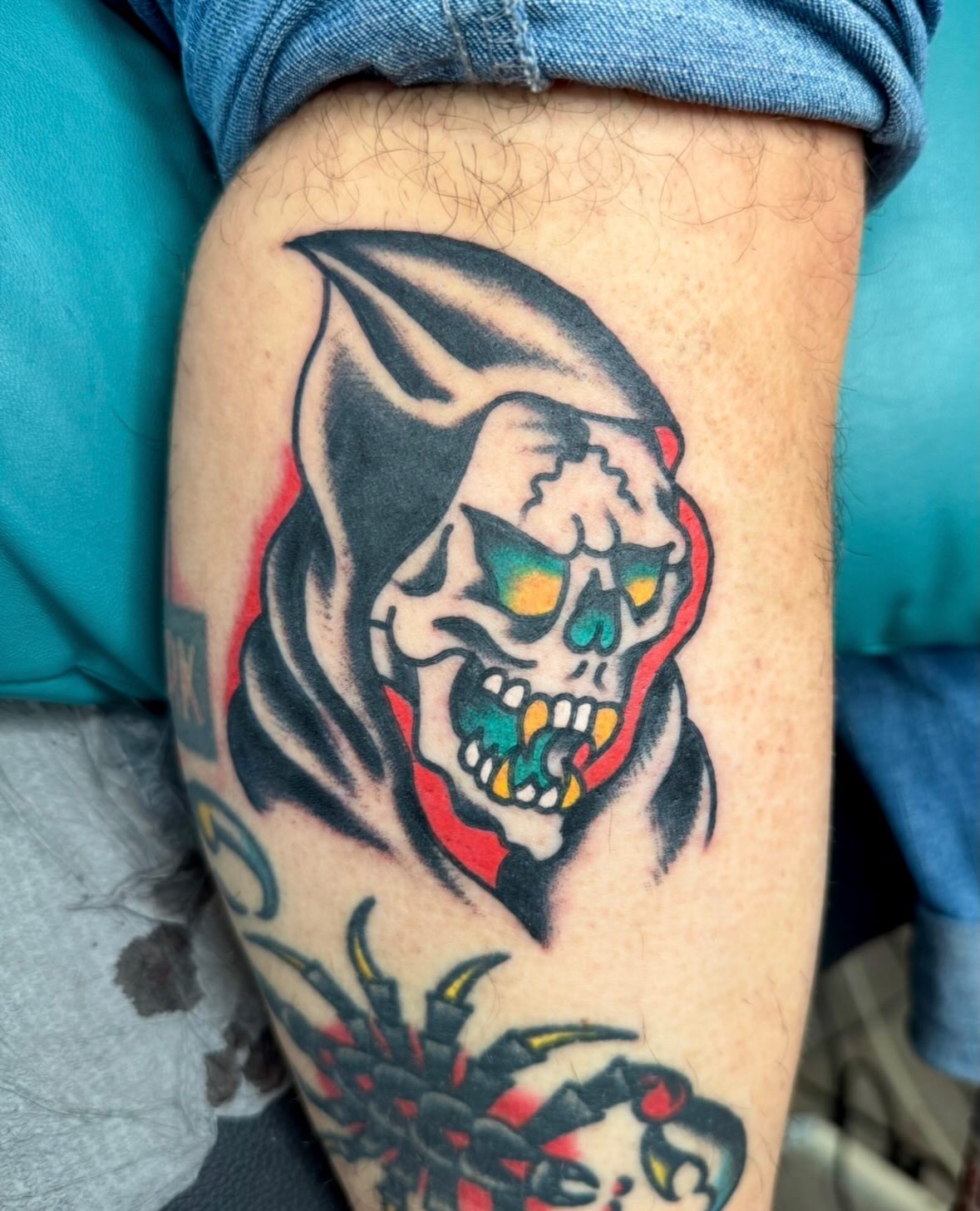 Skulls always available for you 💀🔥
Reaper made for @salmoral.studios
Flaming skull picked off the walls from @ewangreer