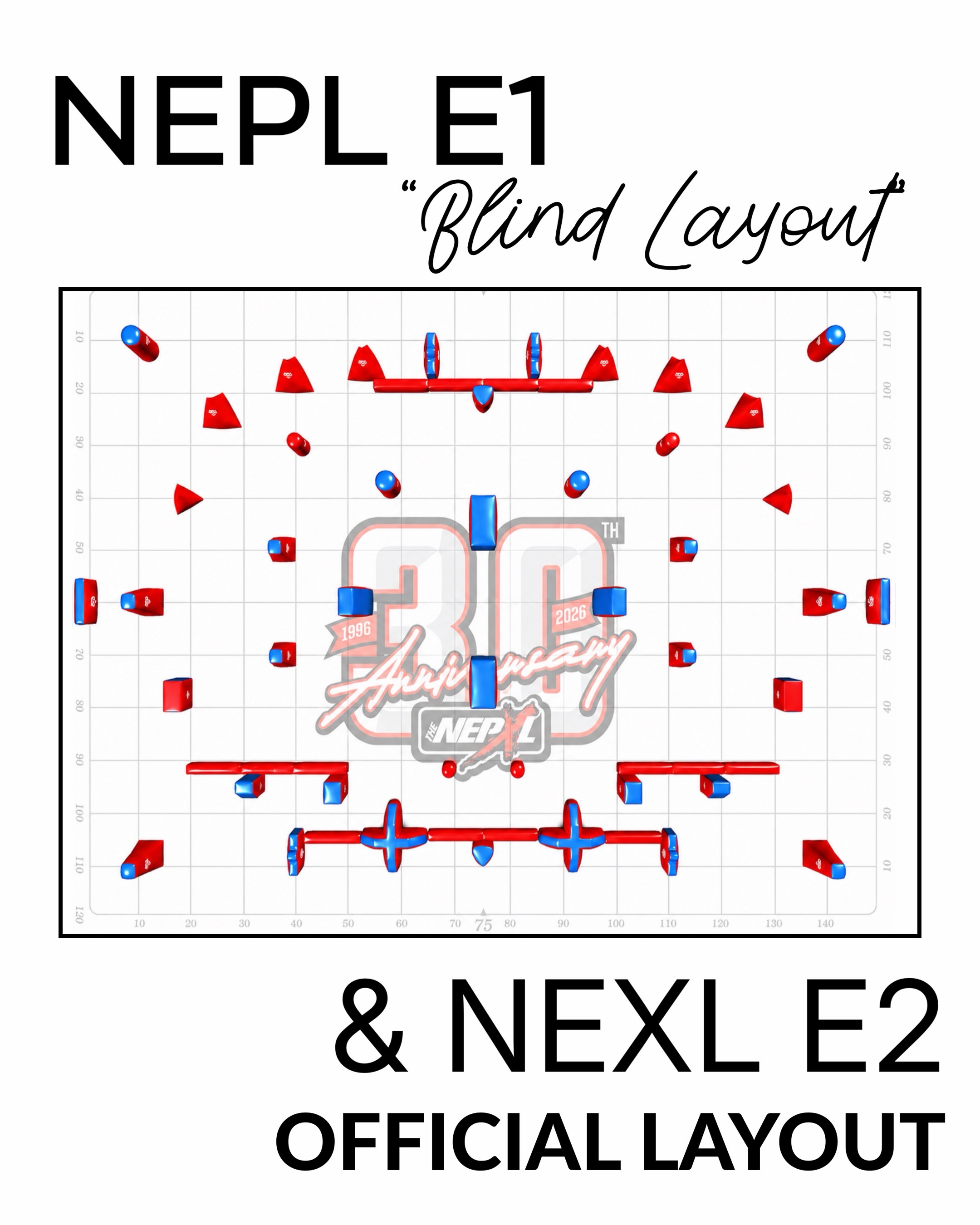 🚨 BLIND LAYOUT RELEASE 🚨
Here it is. 👀
The official blind layout for this weekend’s NEPL 3 & 5 Player event.
No walkthroughs. No reps. No early looks.
Just show up, solve it, and battle. 🔥
And if that wasn’t enough… this exact layout returns for NEXL Event 2
May 30th-31st making this weekend your first crack at what’s coming next!
30 years of New England competitive paintball… and we’re still finding new ways to keep it fun. 😈
Times and details on last slide 👀👀
🔗Grab the link for downloading maps in bio 👆
Who’s loving this one? 👇
#NEPL #NEXL #BlindLayout #LayoutDrop #30YearsOfNEPL