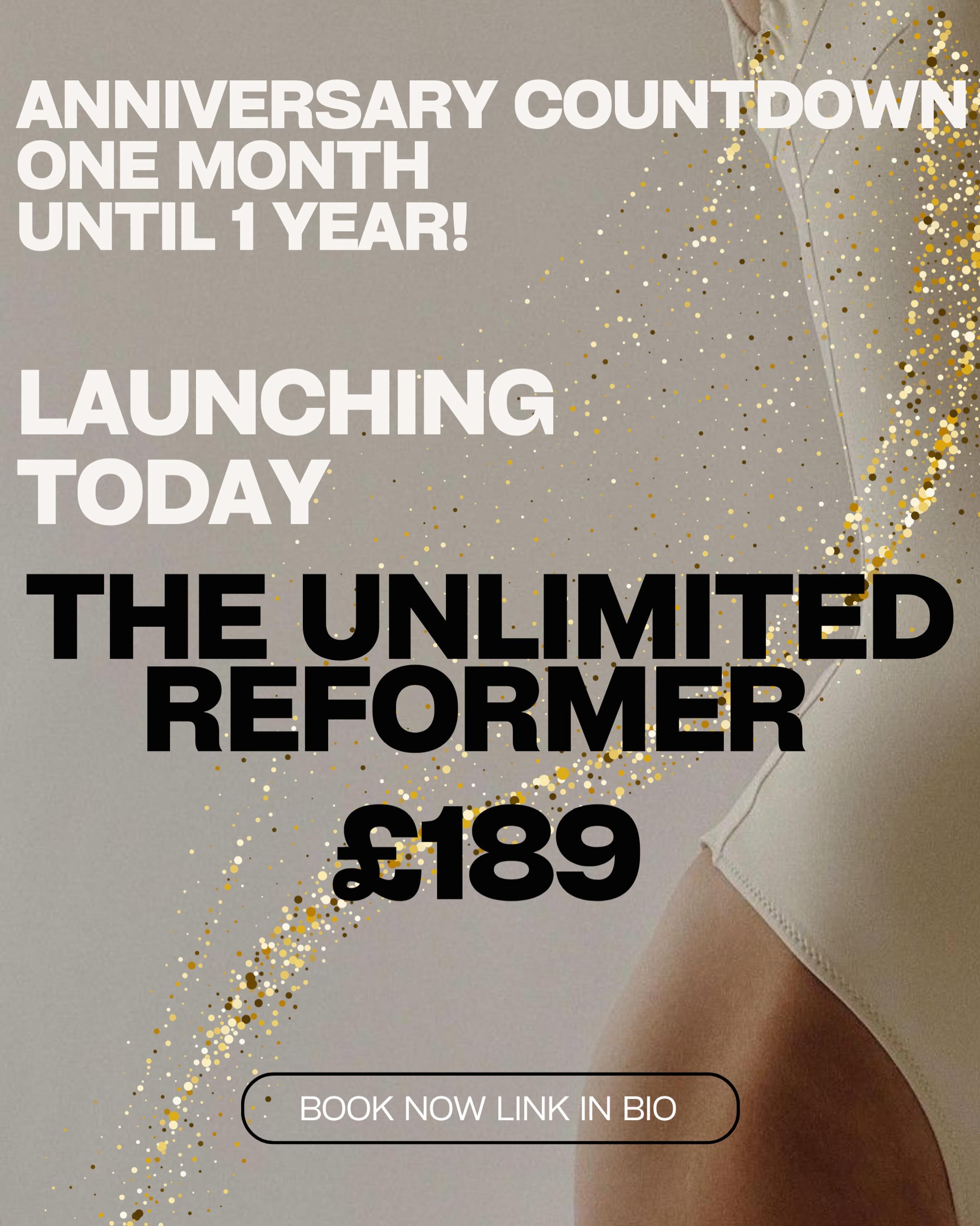 SOMA’S 1-YEAR COUNTDOWN UNLIMITED OFFER!
Can you believe it? We are exactly ONE MONTH away from celebrating our very first birthday on June 16th!
We are so proud of the community we’ve built this year. To say thank you and invite even more people to join the SOMA family, we are launching our biggest offer yet:
🎉 THE PRE-ANNIVERSARY UNLIMITED REFORMER OFFER 🎉
For the next 30 days, you can secure the special offer of unlimited Reformer Pilates for just £189! (T&Cs apply)
This is your chance to solidify your routine before the anniversary celebrations begin! This is perfect for you if:
✅ You’ve been wanting to try Reformer.
✅ You need a reset before Summer.
✅ You want to build serious strength and mobility.
There are only 20 of these unlimited classes available. Grab yours at the link in our bio NOW!
#SomaMovement #AshtonUnderLyne #ReformerPilates #TamesideFitness #StudioBirthday UnlimitedPilates Countdown