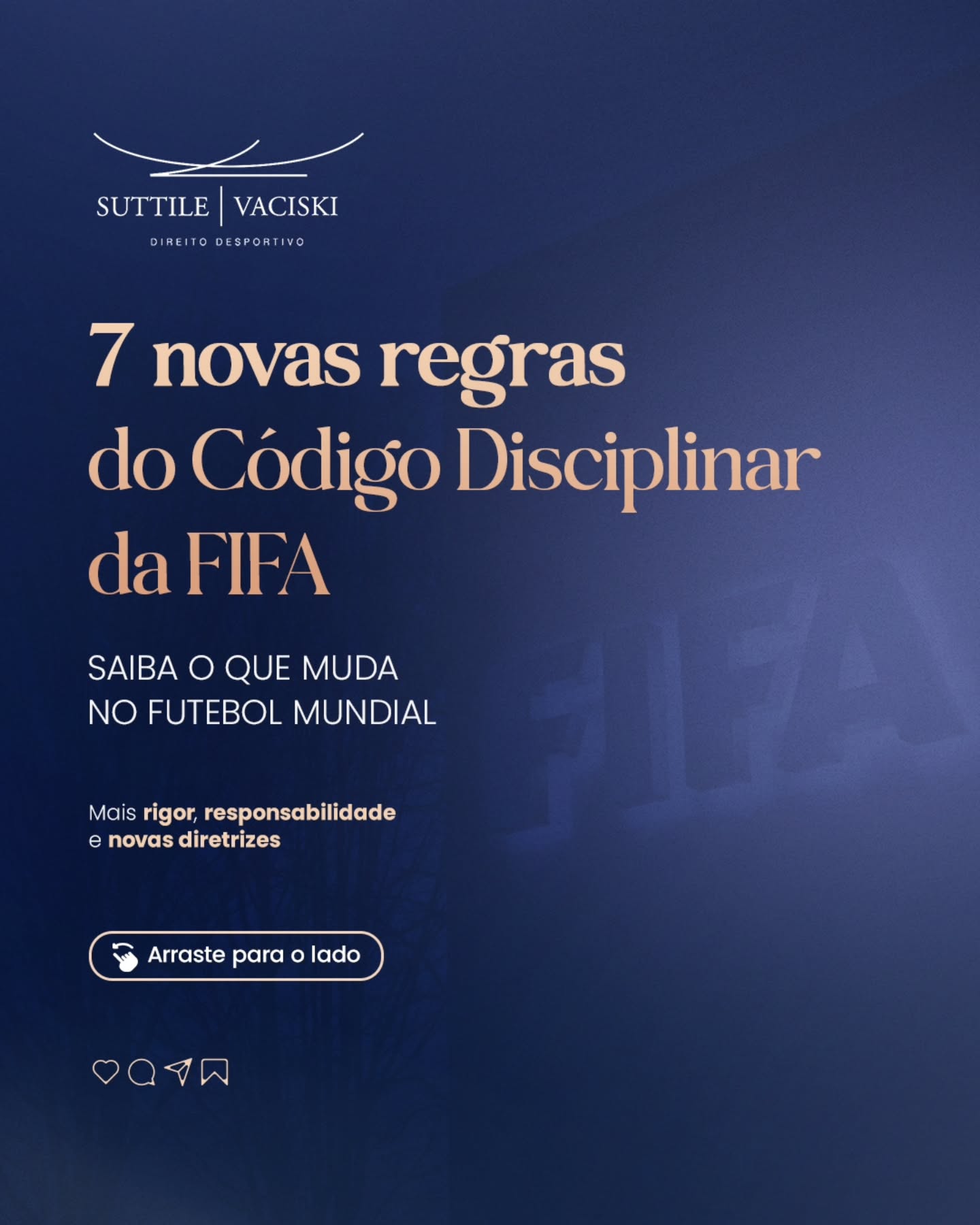 As novas mudanças no Código Disciplinar da FIFA reforçam um movimento claro: mais controle, mais responsabilização e sanções mais objetivas no futebol global.
Do abandono de partida ao descumprimento de decisões, as atualizações ampliam o alcance disciplinar sobre clubes, atletas, agentes e associações.
Um tema que merece atenção de todos que atuam no mercado esportivo.
#DireitoDesportivo #FIFA #Futebol #GovernançaEsportiva #ComplianceEsportivo