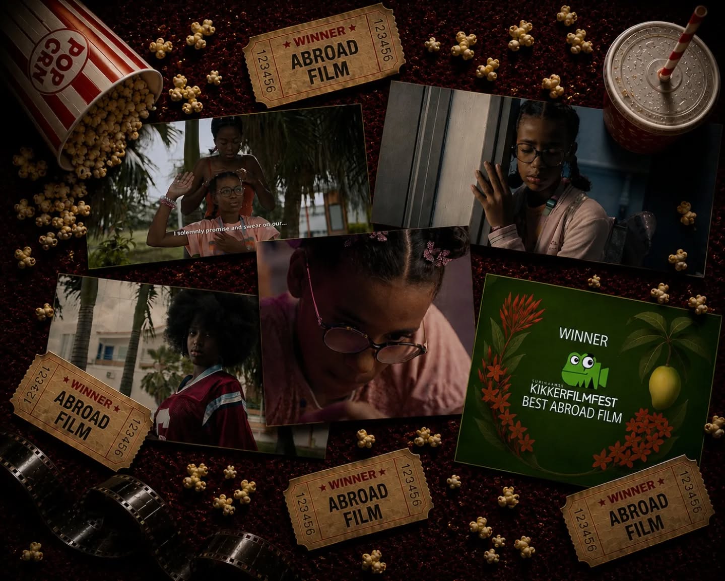 L'un des court-métrages de nos alumni "Les bouts cassés" vient d'être récompensé du prix du Meilleur court-métrage étranger au Surinaamse KikkerFilmFest de @copixfoundation
Merci beaucoup pour le prix, et félicitations à @sik.ray @klem_________ @wisthr33 @laucvl_ @44vexy @jeremiepsr vos efforts paient.