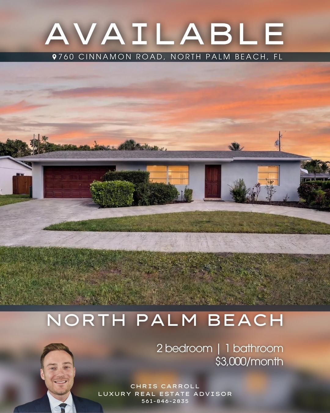 🌴 NOW AVAILABLE 🌴
760 Cinnamon Road in North Palm Beach is now available for annual lease.
This charming two-bedroom home offers:
☀️ A peaceful coastal neighborhood
🚗 Rare air-conditioned two-car garage
⛳ Golf cart-friendly lifestyle
🌊 Minutes to beaches, marinas & waterfront dining
🎾 Easy access to golf, pickleball, parks & more
If you’ve been searching for a North Palm Beach rental near golf, boating, and Palm Beach Gardens conveniences, this home delivers the South Florida lifestyle renters are looking for.
📍760 Cinnamon Road, North Palm Beach, FL 33408
Offered at $3,000/month
📲 561-846-2835 | 🌐 carrollrealtygroup.com
@illustratedproperties @illustrated_jupiter_east
#NorthPalmBeach #PalmBeachCountyRentals #FloridaCoastalLiving #LuxuryRental #CarrollRealtyGroup