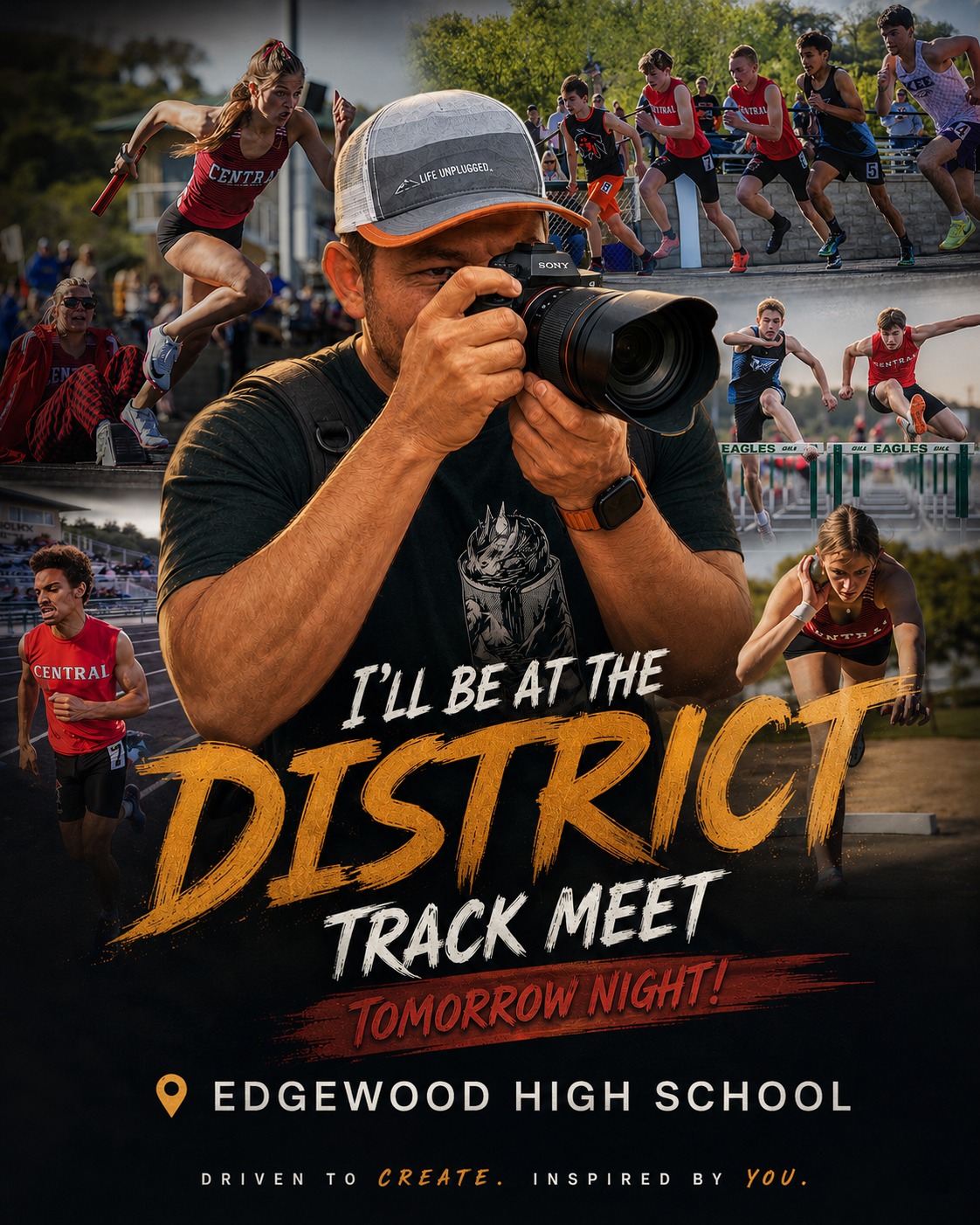 Tomorrow night, I’ll be at the District Track Meet in Edgewood capturing the athletes competing for a spot at State.
This is one of those nights where every start, every handoff, every jump, every throw, and every finish line matters.
To all the athletes competing:
run hard, compete hard, and leave it all on the track.
I’ll see you in Edgewood.
#IowaHighSchoolTrack #DistrictTrackMeet #TrackAndField #IowaTrackAndField #ProfessionallyDriven