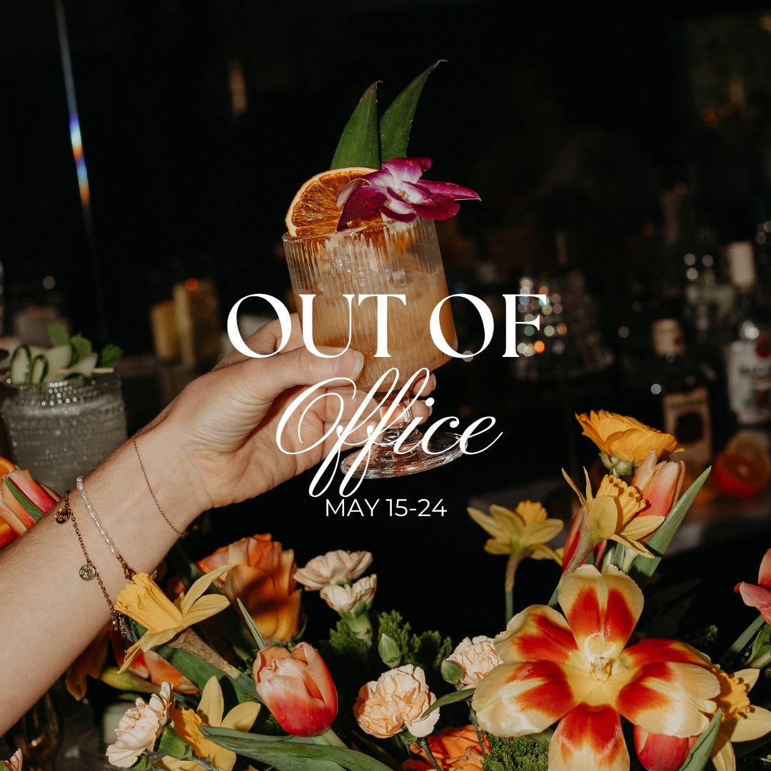 We’re currently out of the office May 15-24th for a little R&R before our busy season kicks off.
We’ll be back on Monday, May 25th, rested, recharged, and ready to help make your event beautiful and effortless.
In the meantime, our website is always open! Pop over to submit an inquiry, browse our FAQs, and explore our packages + services anytime.
Be back soon ✨