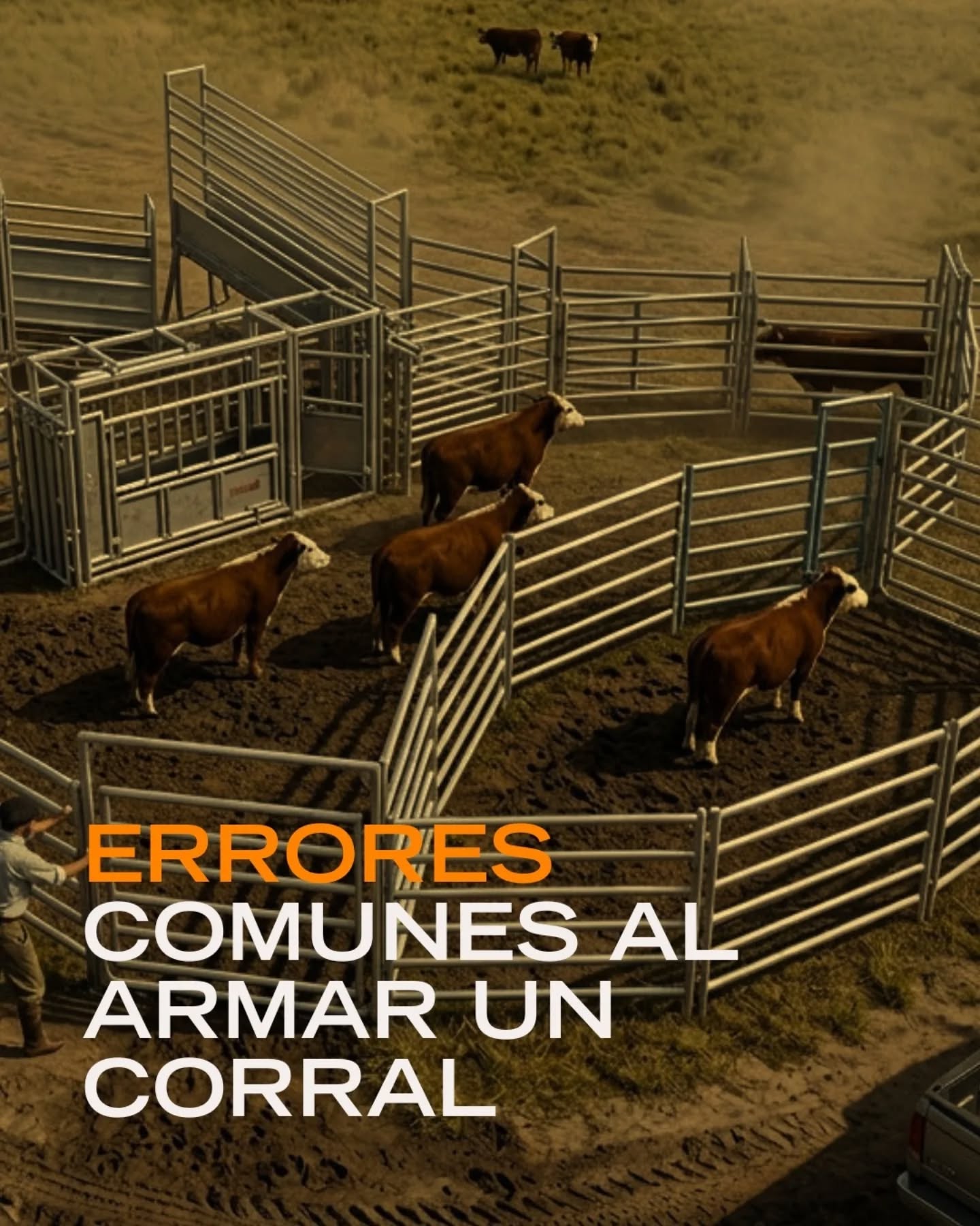 Muchos problemas en el campo empiezan con una planificación ineficiente del corral.
Errores de diseño, mala distribución o materiales de mala calidad complicando el trabajo todos los días.
Evitar esos errores hace la diferencia.
👉 Diseñar bien es trabajar mejor.
📲 Consultanos o encontrá más info en nuestra web.