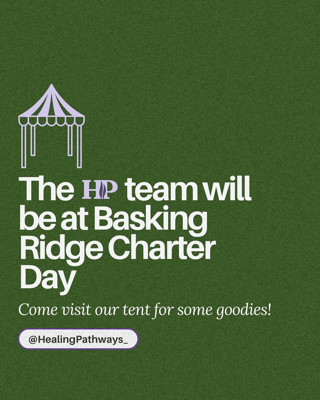 We can’t wait to see everyone tomorrow! Keep an eye out for our tent 👀