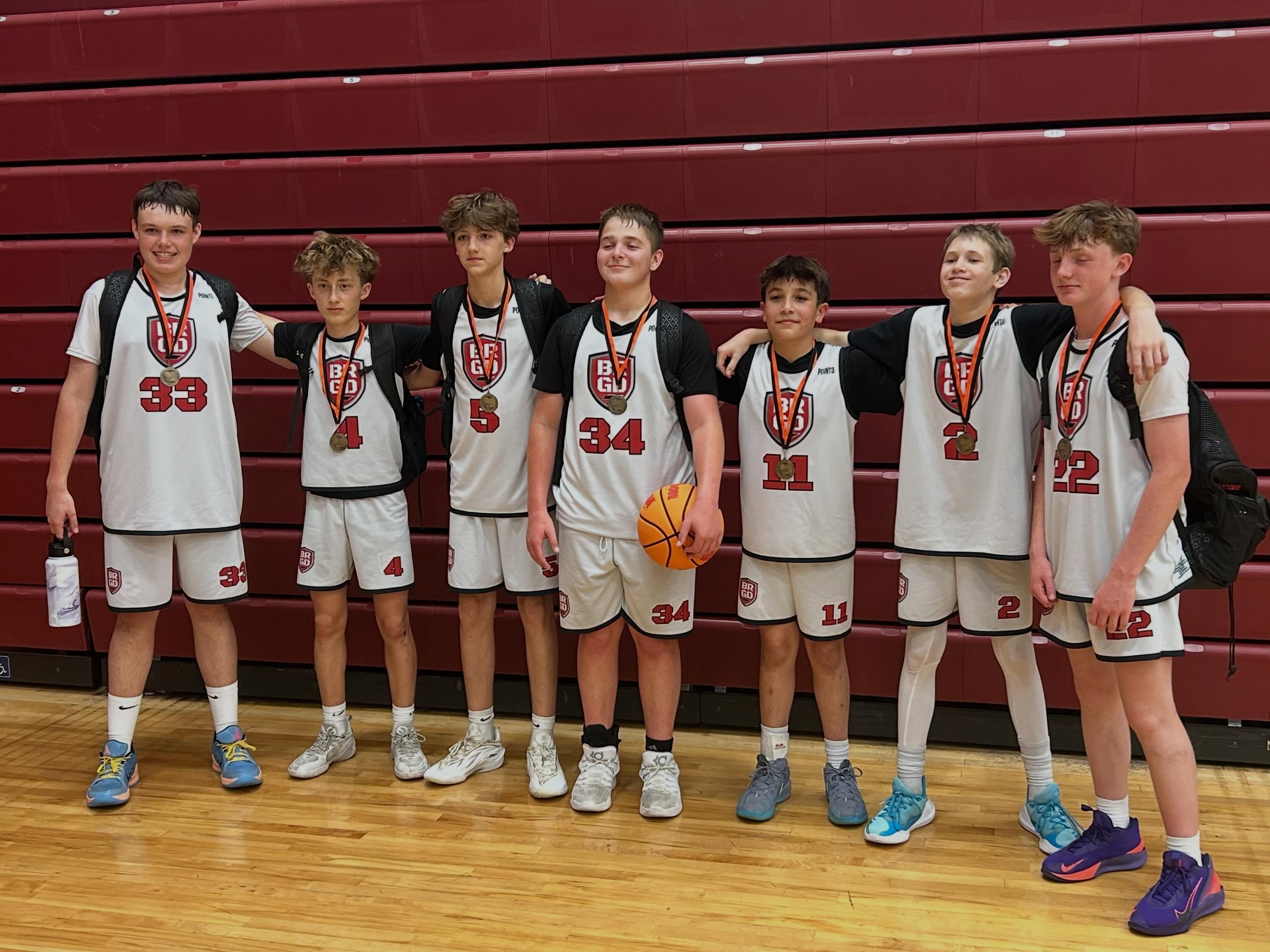 🏆CONGRATS to the #BRIGADE2031 team… MTBS Warrior Rumble CHAMPS (7-0) in the 7th Division!
#theBRIGADEway🔴⚫️