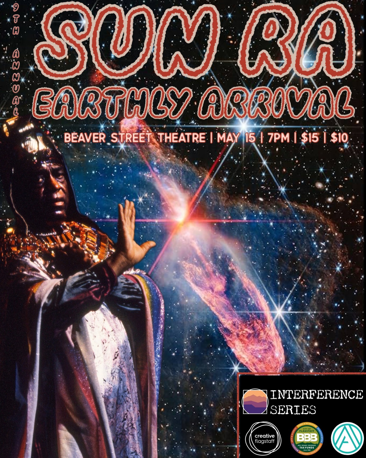 🪐 Tonight at BST | 9th Annual Sun Ra Earthy Arrival - Tickets available! 🎟