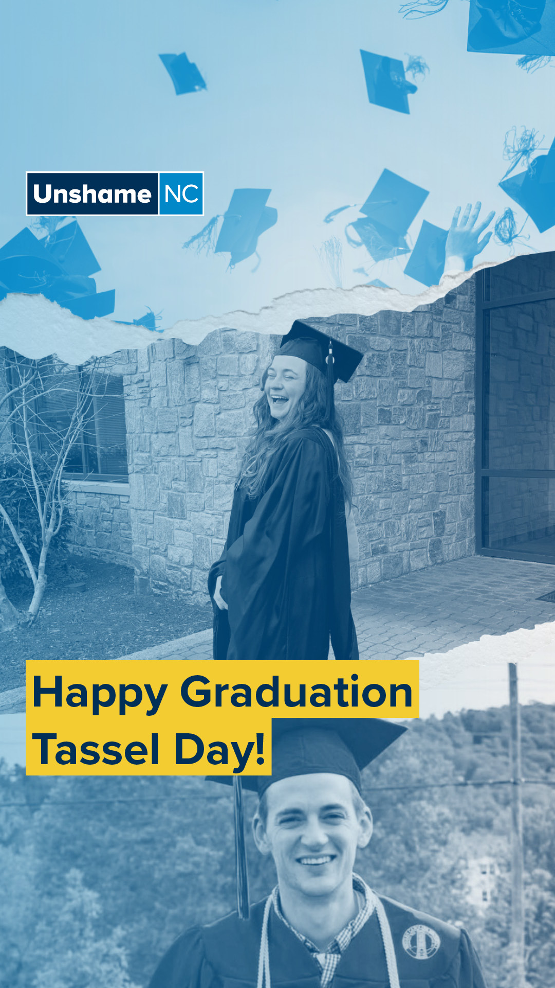Congrats, grads! 🎓💙
Today is Graduation Tassel Day, and we’re proud to celebrate members of our North Carolina recovery community who have continued their education and are thriving today. Their journeys remind us that we can achieve our goals, and that giving back and sharing what we’ve learned through our own education is such a valuable step in the healing process.