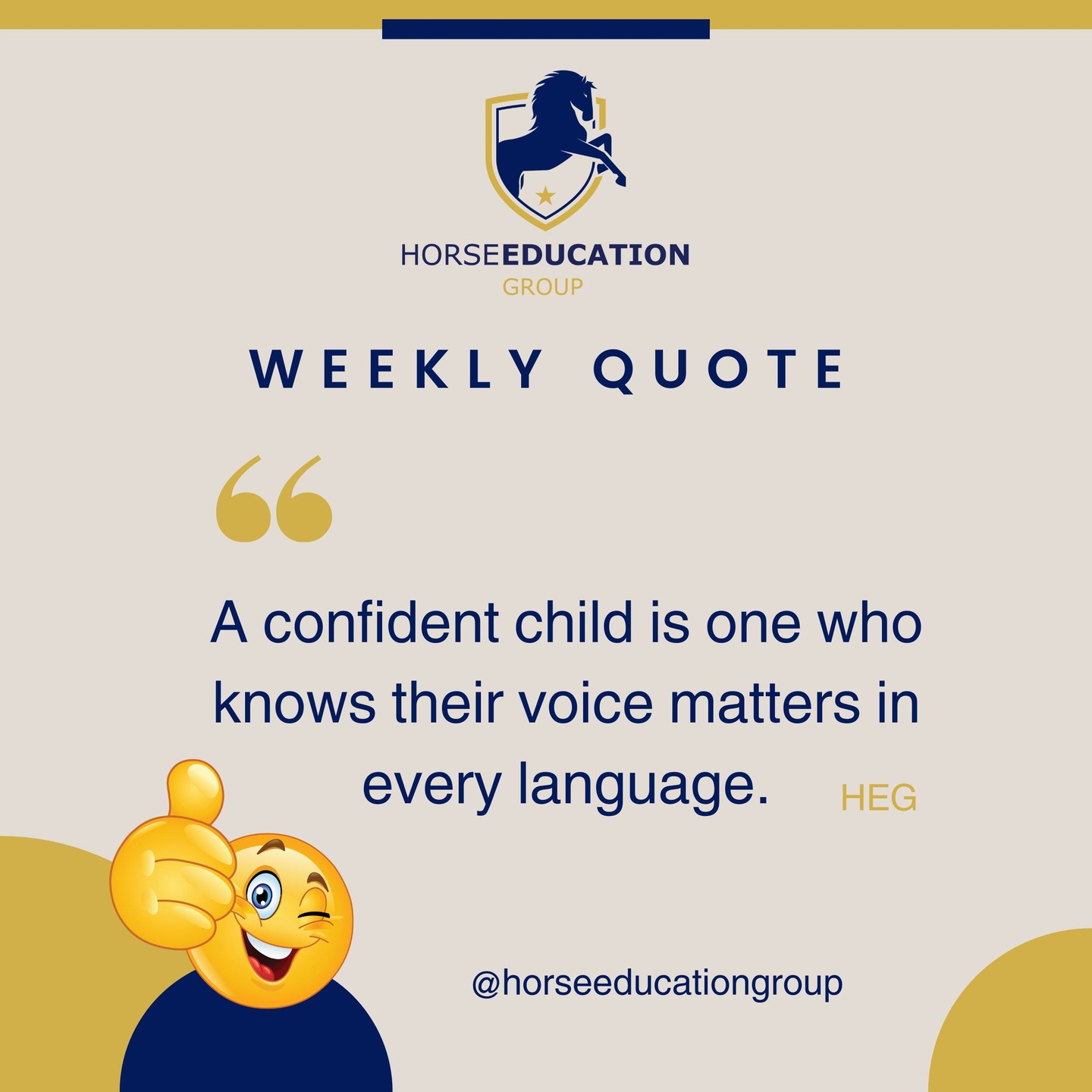 “ A confident child is one who knows their voice matters—in every language.
ㅤ
At Horse Education Group, we believe language learning is more than just memorizing words—it’s discovering the power of voice.
When a child learns to express themselves in more than one language, they begin to understand something extraordinary:
Their voice matters. Their story matters. They matter.
ㅤ
Whether they’re greeting a new friend in Spanish, sharing an idea in French, or asking questions in Arabic—confidence grows with every word spoken from the heart.
ㅤ
We don’t just build language skills—we nurture self-belief, identity, and global connection.
Because when children feel confident in their voices, they’re ready to speak up, lead forward, and change the world.
ㅤ
When have you seen a child use their voice with confidence—no matter the language?
We’d love to celebrate that moment with you!
ㅤ
Learn foreign languages at your own pace!
Let's have FUN Learning!
ㅤ
(704) 780-1188
https://vist.ly/54h6k
ㅤ
#ConfidentKids #HorseEducationGroup #EmpowerThroughLanguage #MultilingualVoices #InspireYoungMinds #LanguageIsConfidence #BilingualBeginnings #KidsWhoLead #TeachWithHeart #JoyfulLearning #GlobalLearners
