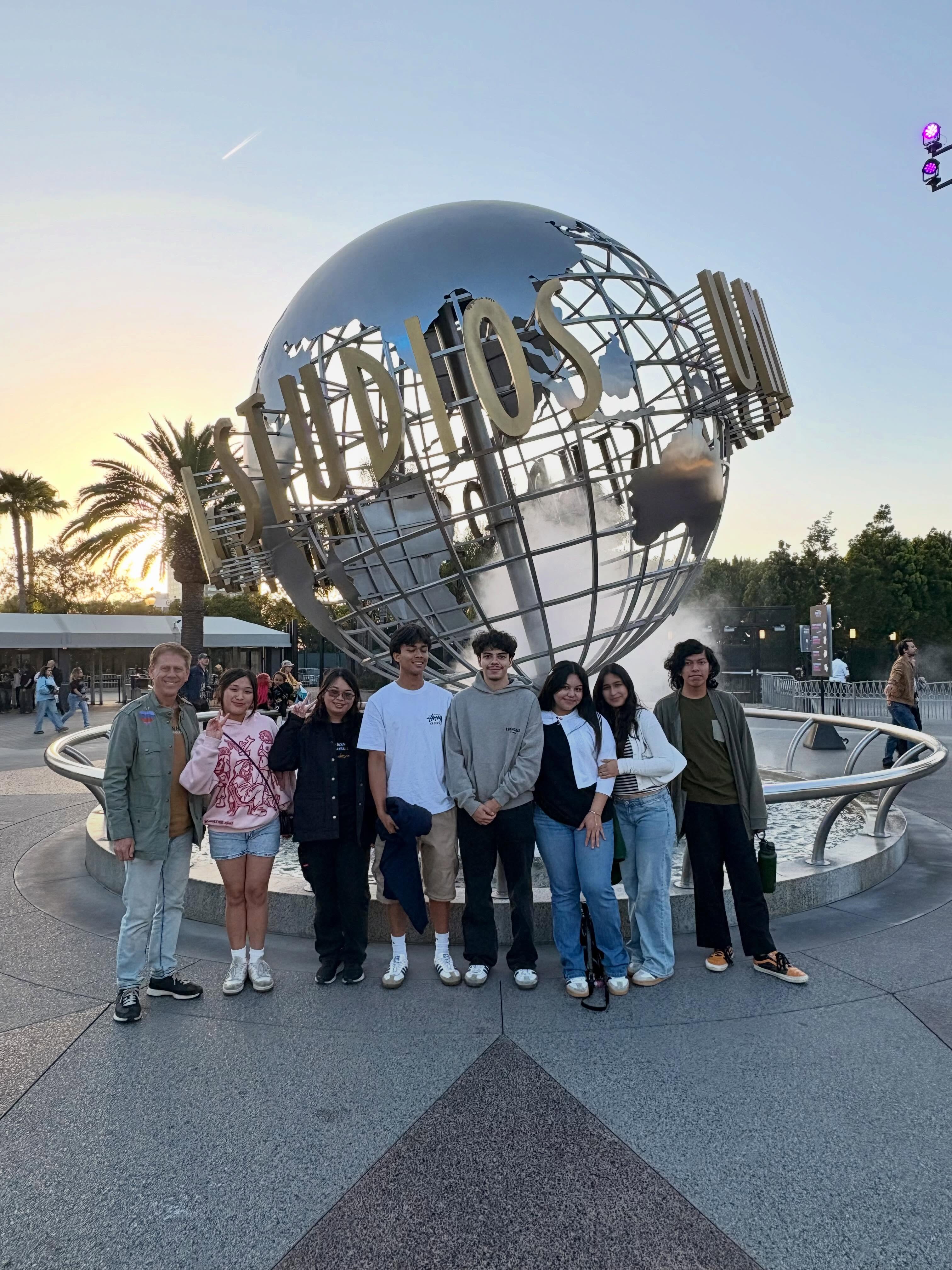 Senior class at Universal Theme Park Fan Fest where One Piece, Scooby Doo, Sailor Moon, Harry Potter and Yoshis all descended at once. Oh, and, of course, the rides.