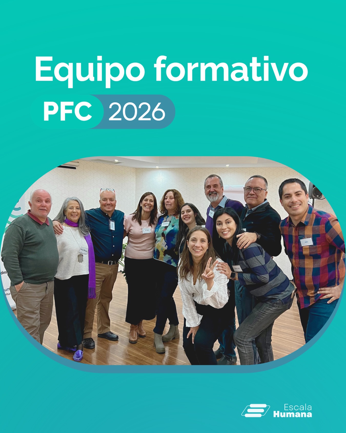 Hoy queremos reconocer al tremendo equipo que da vida al PFC!!
Nuestros Master Coaches, mentores y coach partners que acompañan cada proceso con enorme dedicación, presencia y compromiso 🩵
Gracias por todo lo que entregan en cada conversación, práctica, feedback y espacio de aprendizaje. El programa es lo que es gracias a ustedes y a nuestros queridos alumn@s 🌱
Grande equipo!!