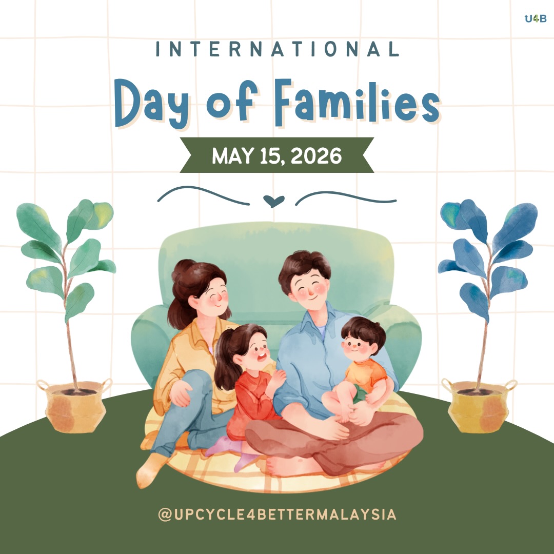 Happy International Family Day!
In this wonderful time to celebrate the love and bond of family, we asked out volunteers/interns
to share stories about a piece of clothing that has a special family value to them.
How about you? Share with us a clothing story that has family attachment to you! It could be a
gift, a memory, anythingโฆ We awaits your stories down at the comment section!
#Upcycle4better #U4B #BetterTogether #UpcycleMovement #changethroughreuse