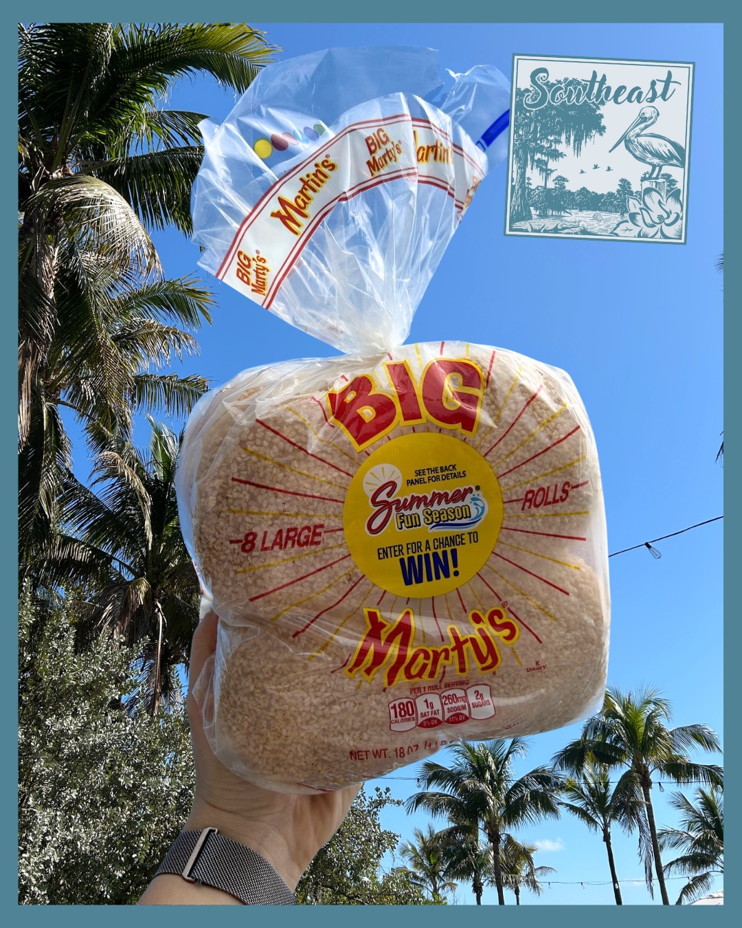 Your summer lineup isn't complete without sunshine and Martin's Big Marty's! ☀️😎 On sale NOW in select stores with limited time packaging that won't stick around forever.
🎉 Plus, see packaging for details to enter Martin's Summer Fun Season sweepstakes or visit MartinsSummerFun.com (at link in bio).
Don't miss out - pick up a pack today!
#MartinsSummerFun #SummerFunSeason #CoastToCoast #ItsAllAboutTheBun #potatorolls #sweepstakes