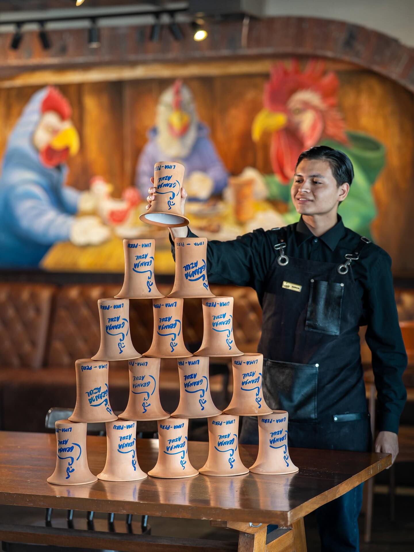 Jenga de Chicha Milagrosa. 😅🙌
Listos para brindar por el fin de semana. Te esperamos.
#GranjaAzulElOriginal