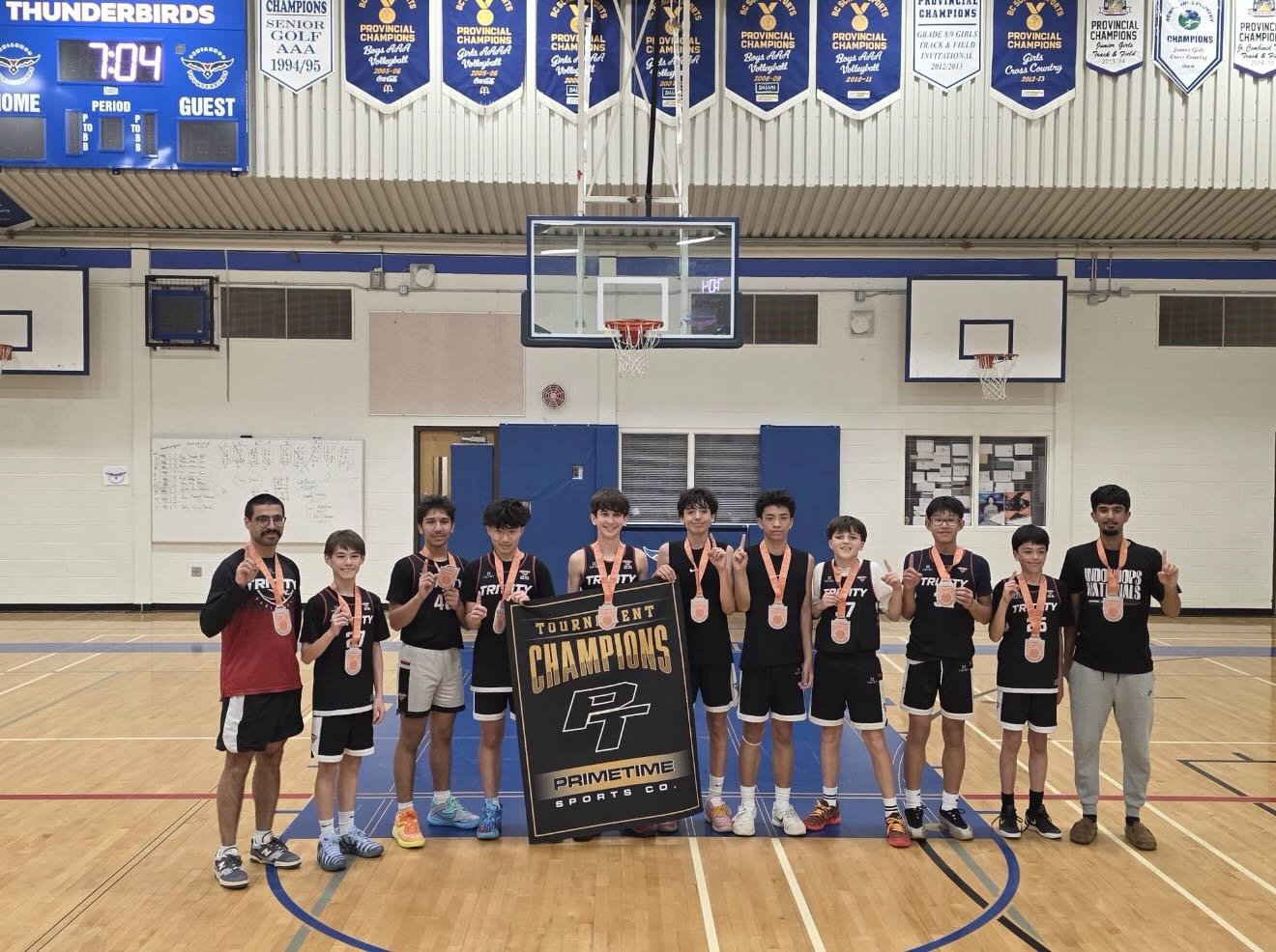 Congrats to our U13 boys on winning the PrimeTime tournament this past weekend! Great work and good luck in the rest of the season!!