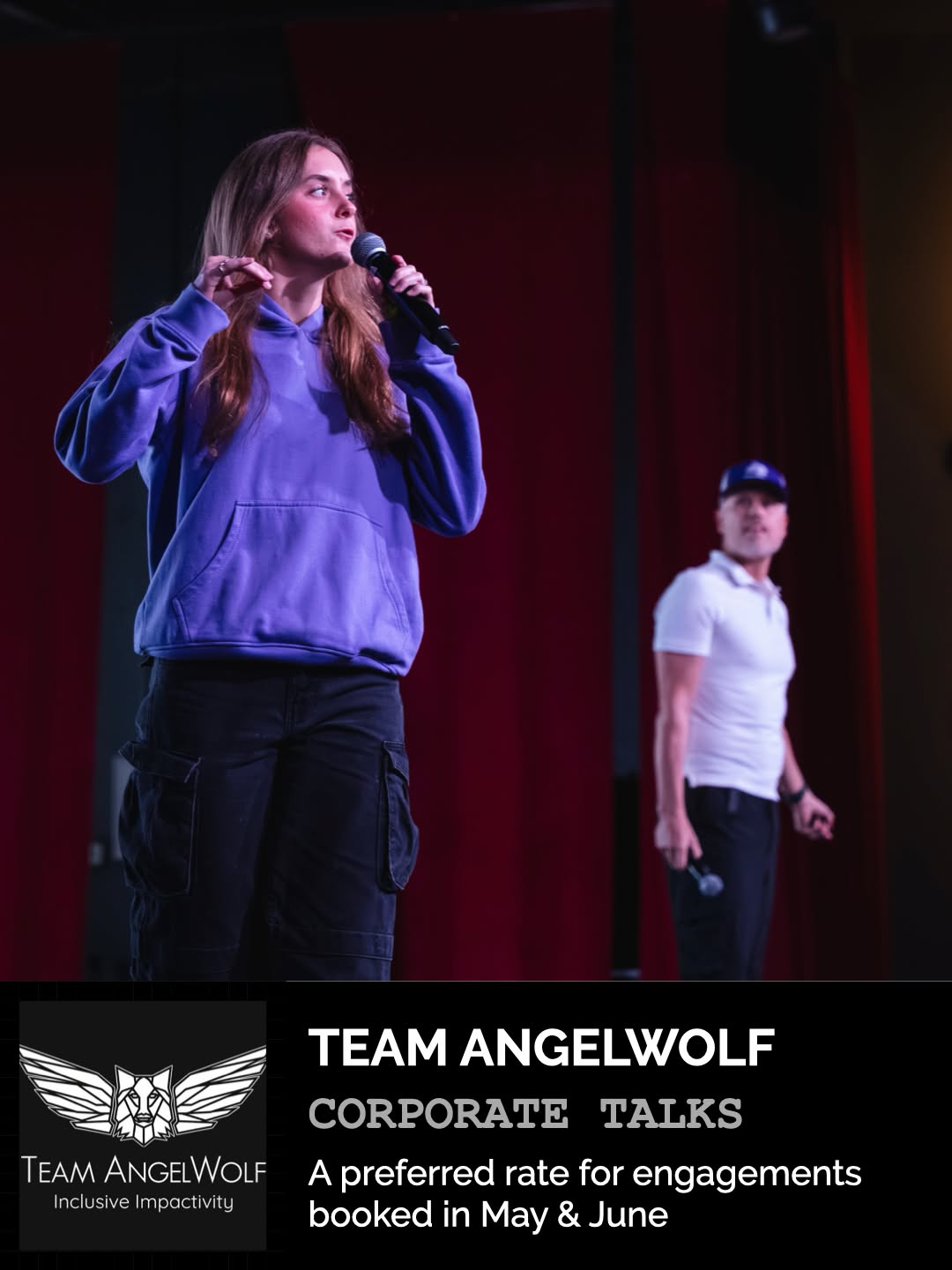 TAW IMPACT TALKS
TEAM ANGELWOLF CORPORATE TALKS - MAY & JUNE
Some talks inform.
This one stays with you.
Built on 12 years, 600+ inclusive races, and a family story that has moved audiences across the UAE and beyond, our Corporate Impact Talks bring inclusion to life in a way no slide deck ever could.
For May and June, we have a limited number of corporate talk dates available at a preferred rate.
• 60 minutes.
• One powerful family story.
• Real conversations about inclusion, belonging and impact.
📩 DM us to find out more - we’d love to bring Team AngelWolf into your workplace.
#InclusiveImpactivity #BeAnIncluder #LeaveNobodyOut #CorporateTalks #InclusionAtWork #DubaiCorporate #UAEBusiness #InclusionMatters