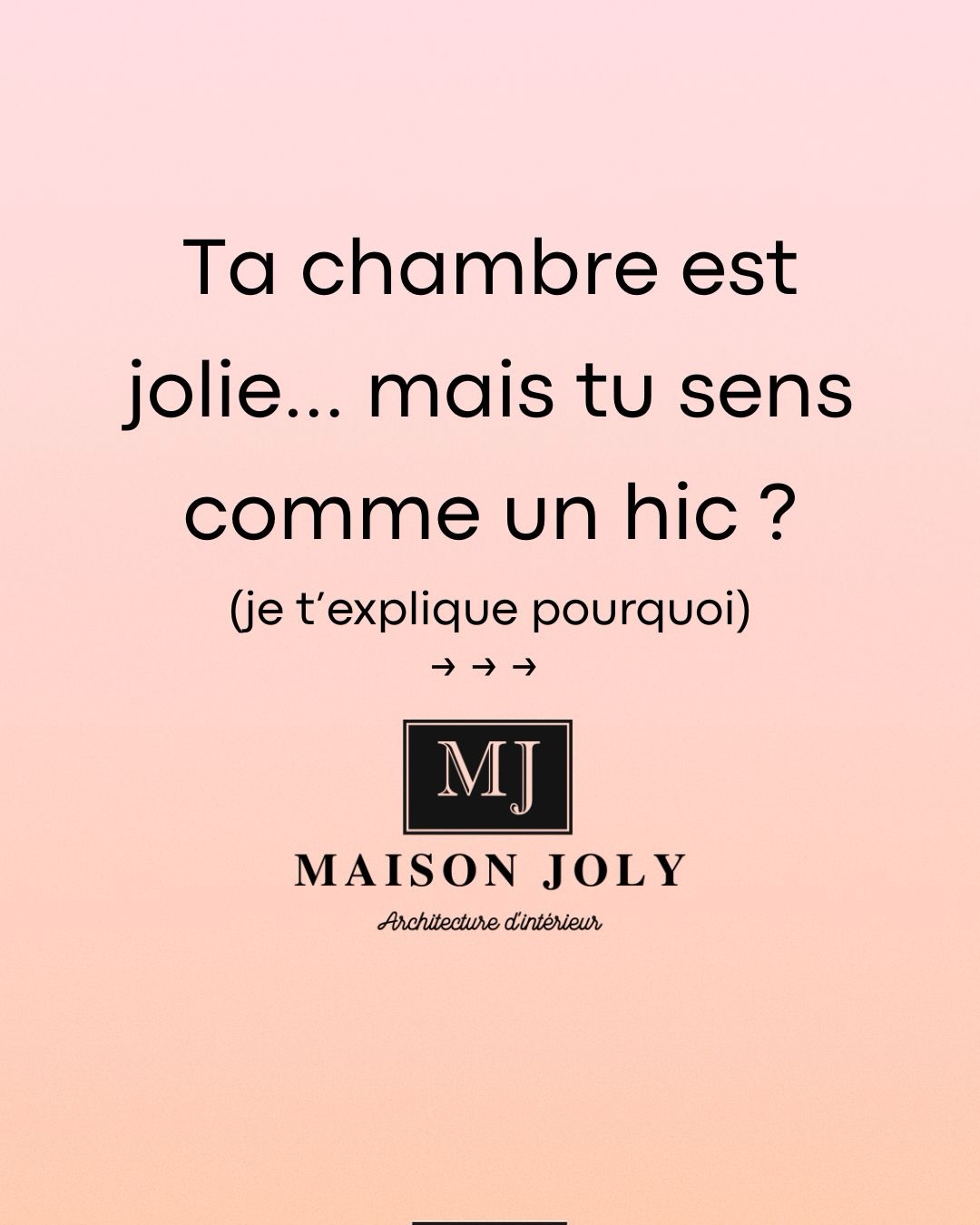Une chambre parentale peut être magnifique…
et pourtant très mal pensée au quotidien. 👀
Les erreurs qu’on voit le plus souvent :
❌ circulation compliquée
❌ éclairage trop froid
❌ accumulation déco sans vrais rangements
Alors qu’une chambre bien conçue doit surtout :
✔ apaiser
✔ fluidifier les usages
✔ donner une sensation d’espace et de calme
Le vrai luxe aujourd’hui, ce n’est pas d’ajouter plus.
C’est de mieux concevoir.
👉 Tu veux éviter ces erreurs sur ton projet ? Écris-moi “PROJET” en DM, je te dis comment optimiser ton espace.
#architectureinterieure #architectedinterieur #renovationappartement #renovationchambre #conseilrenovation