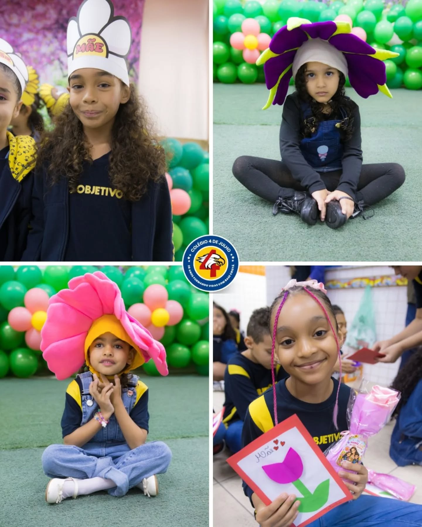 🌸✨ Um lindo dia para guardar no coração! ✨🌸
Nossa homenagem de Dia das Mães foi marcada por muita emoção, carinho e apresentações encantadoras dos nossos alunos.
Foi um momento especial de sorrisos, abraços e muita alegria, onde nossos pequenos demonstraram todo o amor que sentem por suas mamães através da música e lindas homenagens. 💖
Agradecemos a presença de cada mamãe e família que fizeram desse dia um momento inesquecível.
