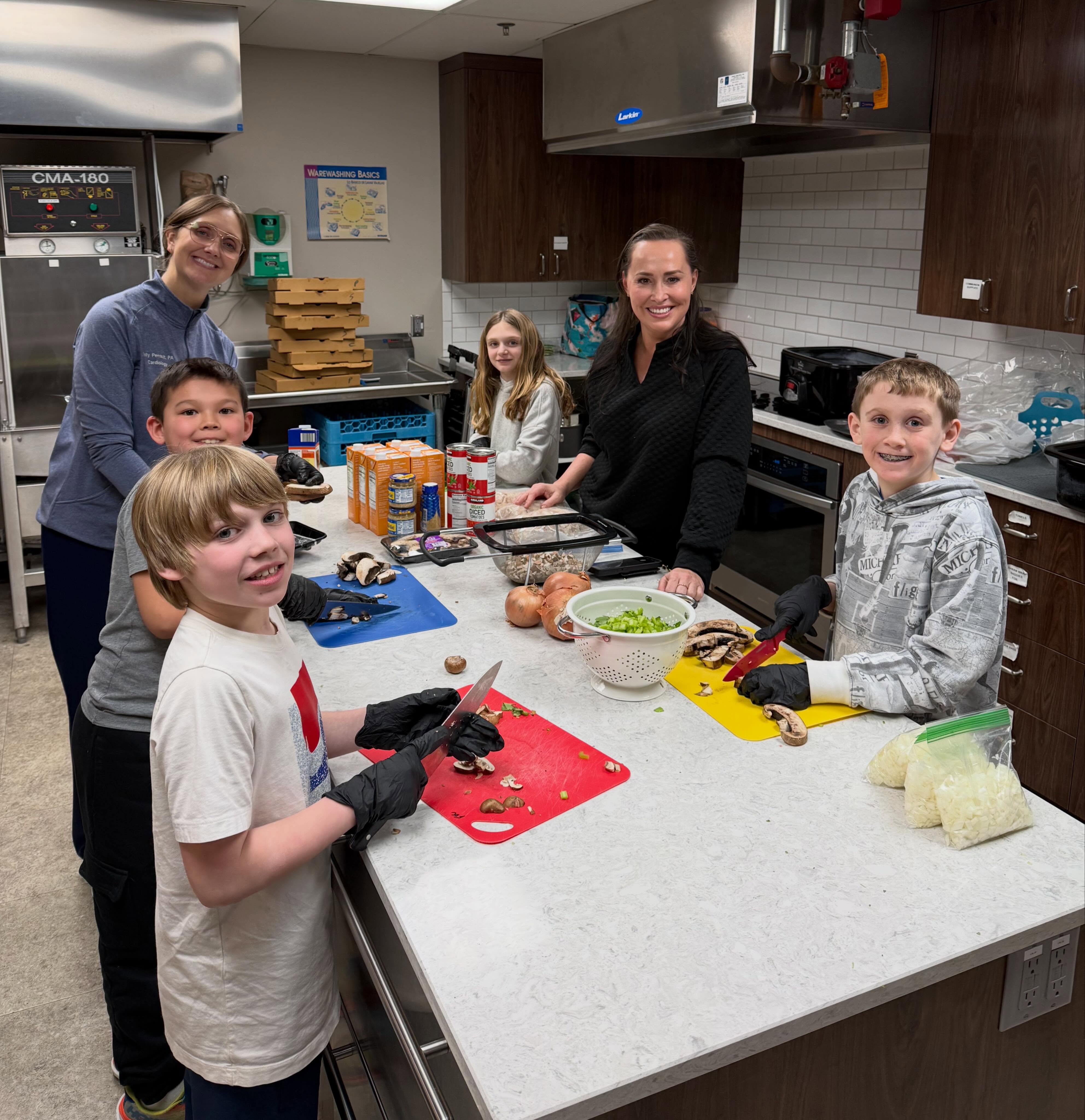 Cooking with these kiddos was such a joy, it’s even more rewarding when the food we made is donated. Just a little something ☺️ 38 quarts of soup on this day! 🫶🏼 #community #donate #soup #teaching #lifeskill