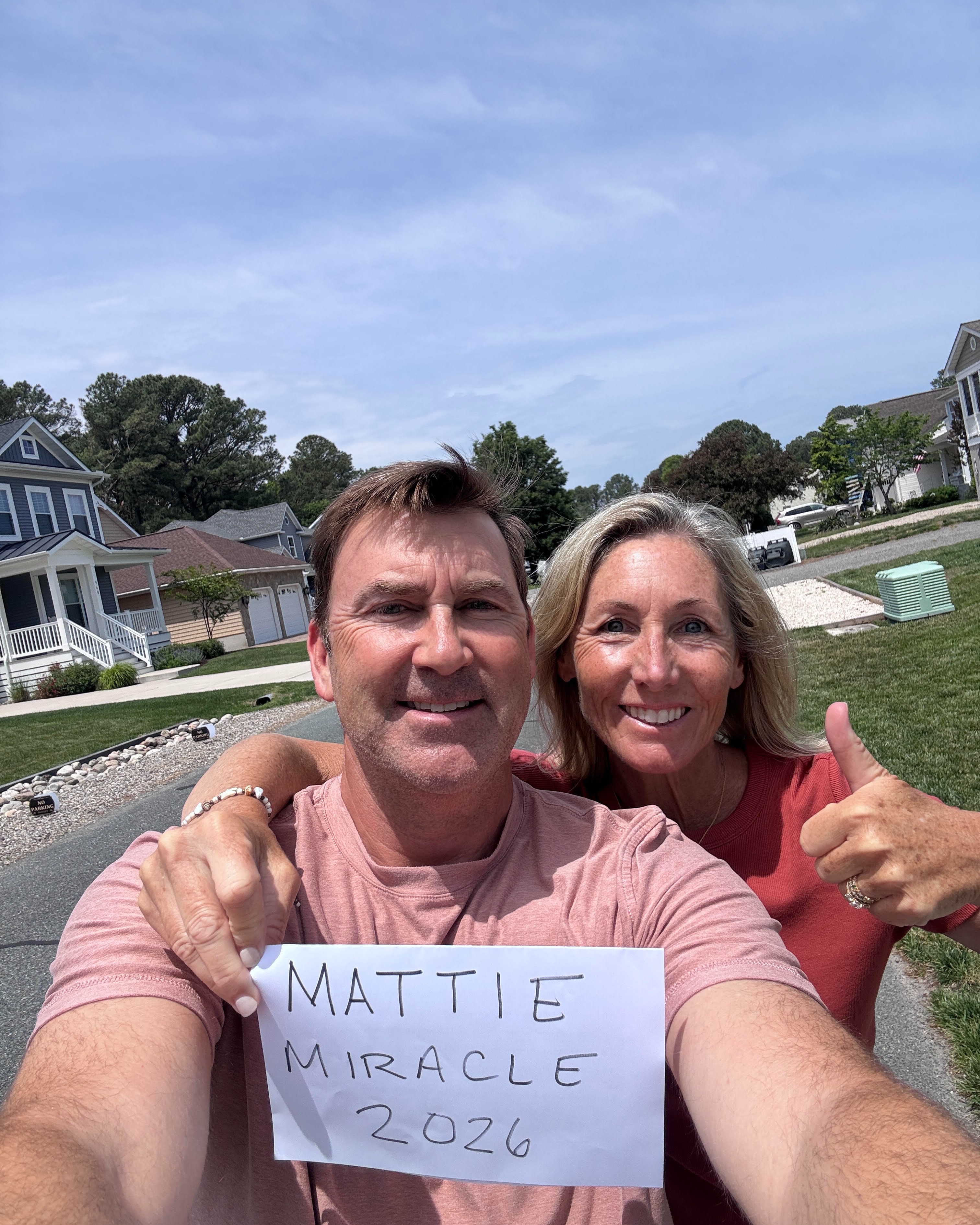 Love seeing the orange in Delaware! Thank you Liz and Matt for walking for the Mattie Miracles! We appreciate your support over all these years. #mmcfwalk
