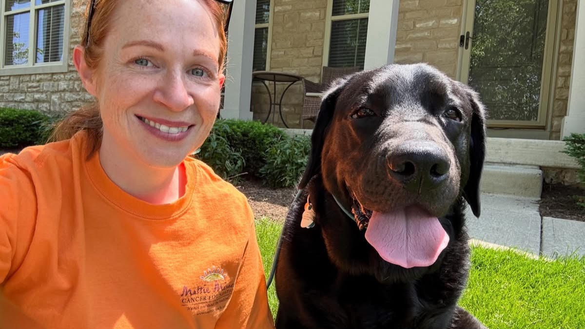 Thank you Jenny for your continued support of Mattie Miracle! You haven't missed a Walk yet! I will never forget your compassionate care of Mattie and I am honored that we remain connected over all these years. You are a Mattie legacy keeper! Thank you for showing your orange spirit in Ohio. #mmcfwalk