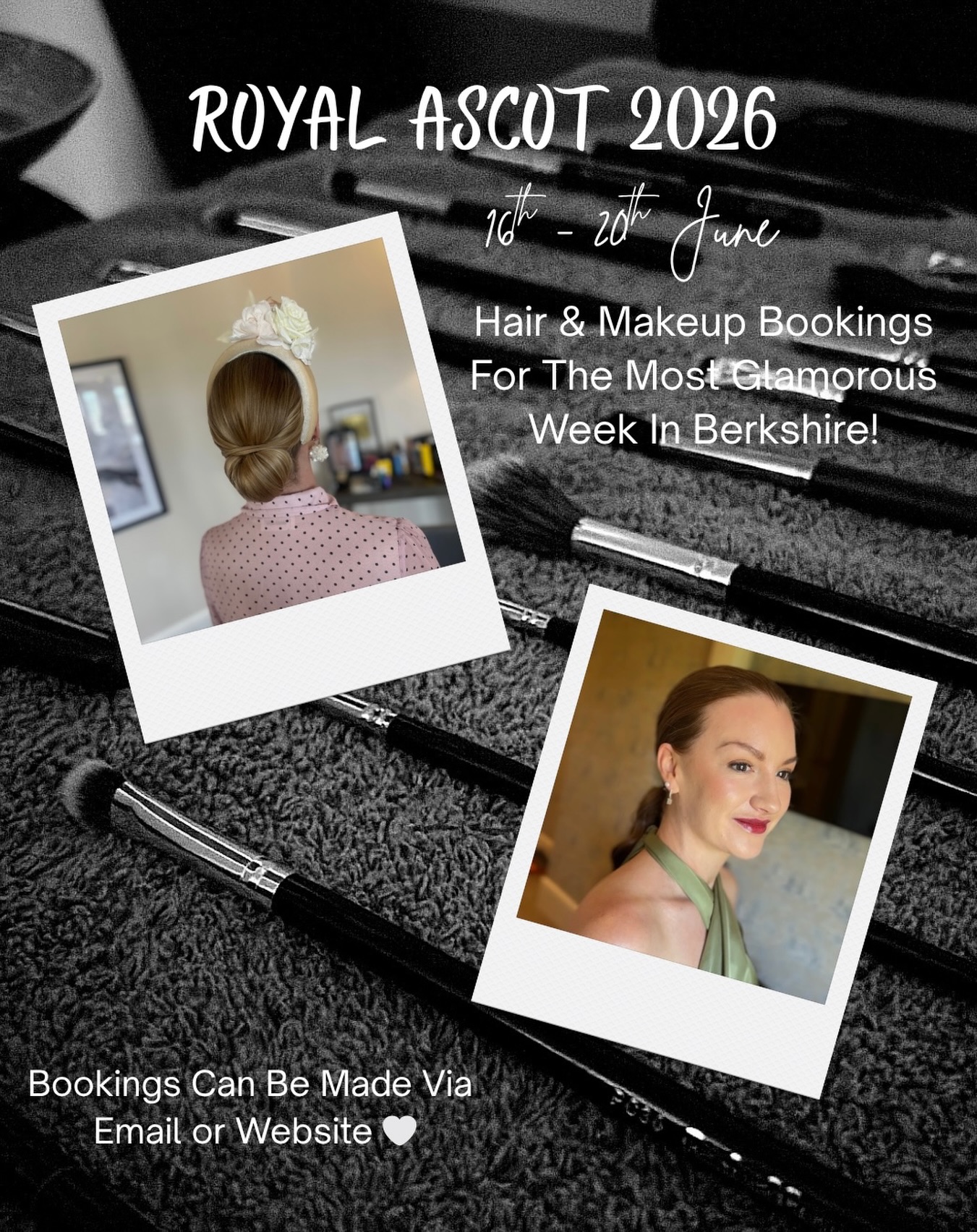 Royal Ascot 2026 🖤
This ultra glam week is fast approaching & every year I have the absolute pleasure of spending the mornings with you & your girls. This year is looking to carry on tradition! 🥂 Ending with FOMO on my part!
I do still have some availability that week- The best way to book in is via the website or email 💌 hannahhellermua@gmail.com
#royalascot2026 #ascot2026 #ascotraces #ascotraces2026 #ascotmakeupartist
@ascotracecourse