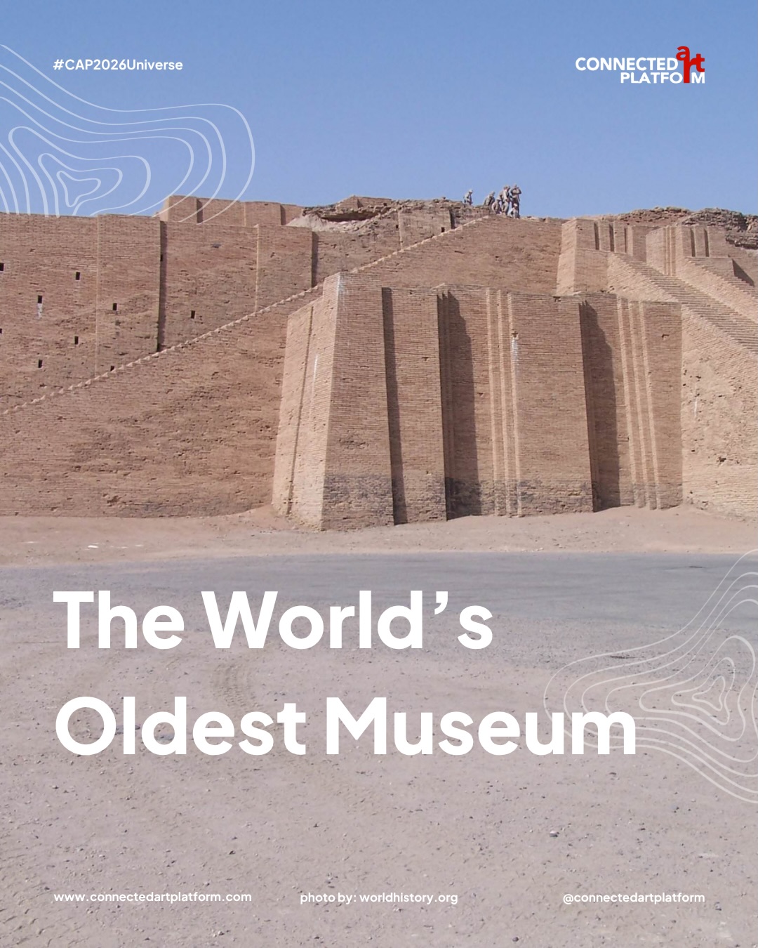 Did you know the world’s first known museum existed over 2,500 years ago?
In celebration of International Museum Day on May 18, we’re looking back at the origins of museums and the long history of preserving culture, art, and human civilization.
Founded by Princess Ennigaldi around 530 BCE in the ancient city of Ur, Ennigaldi-Nanna’s museum is considered one of the earliest museums in history, displaying artifacts from older civilizations.
Centuries later, museums like the Capitoline Museums, the Vatican Museums, the Royal Armouries, and the Ashmolean Museum continued that tradition by preserving history, art, and culture for future generations.
#ConnectedArtPlatform #CAPCommunity #CAPUniverse #TheWorldsOldestMuseum