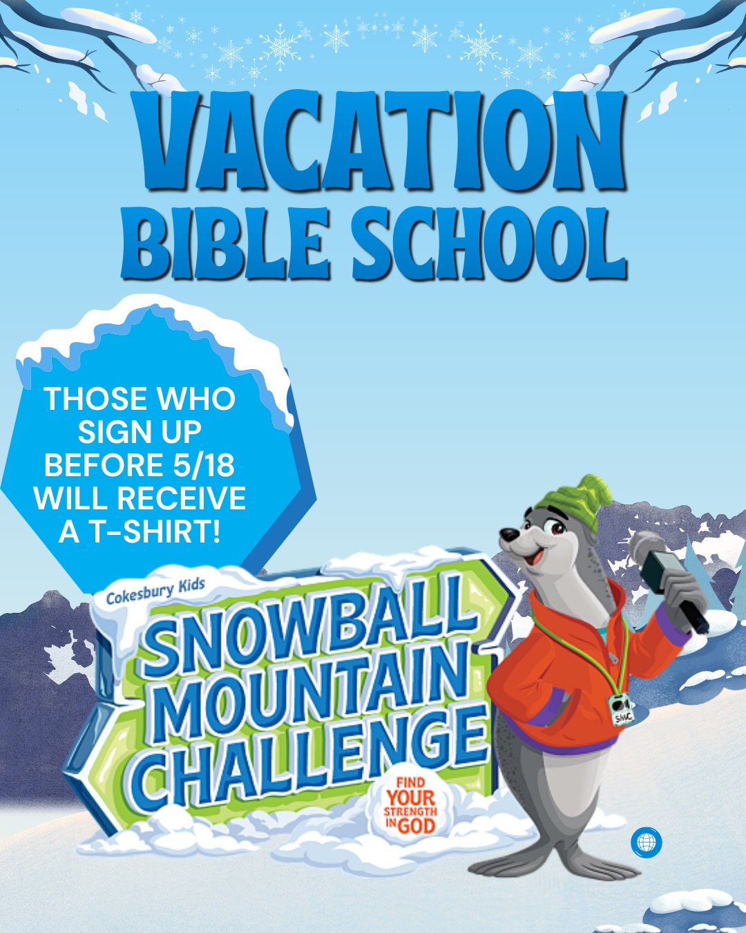 🚨 LAST CHANCE FOR A VBS T-SHIRT! 🚨
Tomorrow is the FINAL day to register for Vacation Bible School and guarantee your child receives a VBS t-shirt! 🎉👕
You won’t want to miss an incredible week filled with fun, music, games, crafts, laughter, and learning about God’s love together. 💙
Be sure to get signed up before it’s too late! We can’t wait to see everyone at VBS! 🙌✨