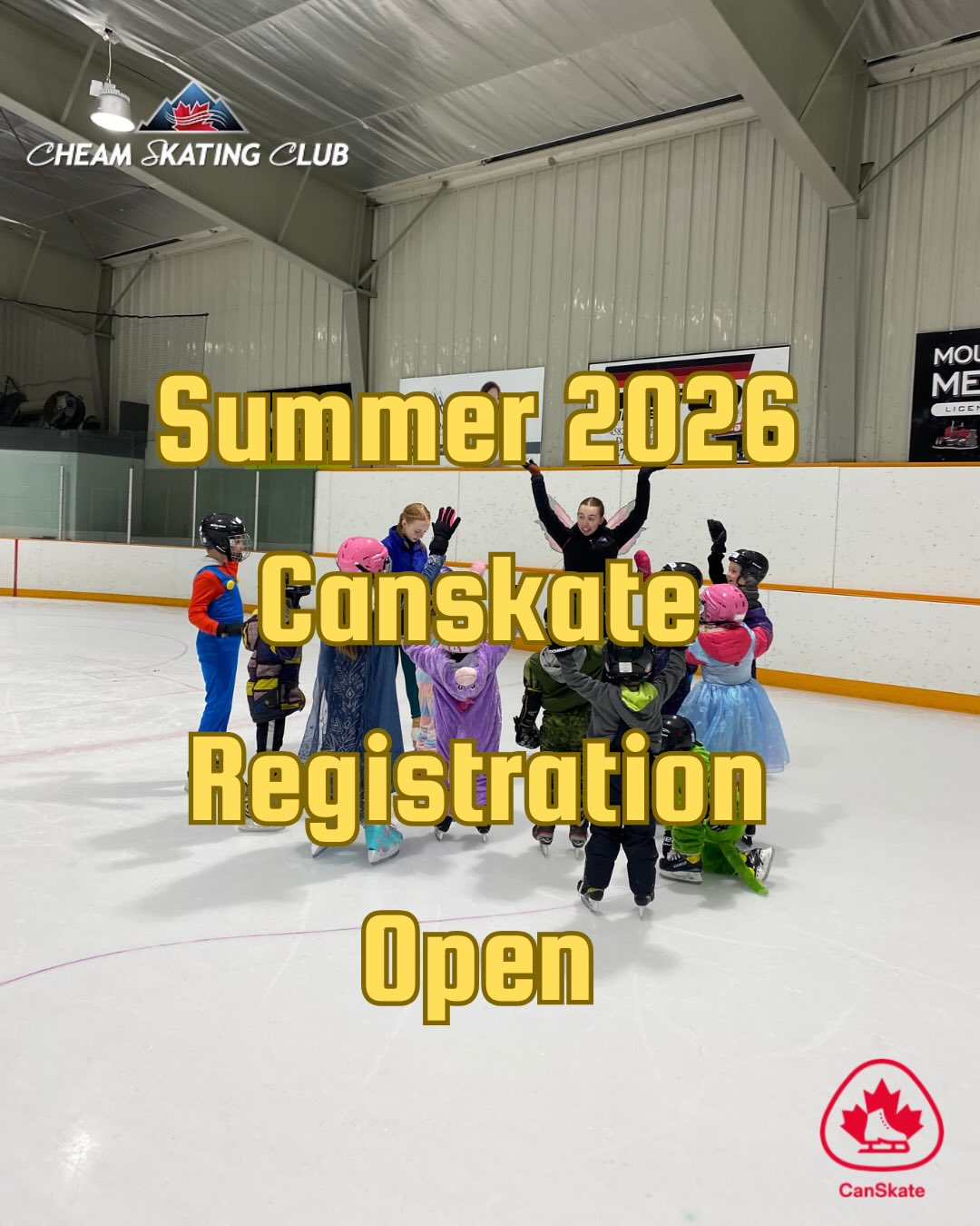 Summer 2026 Canskte registration is now open!
Head to https://cheamskating.uplifterinc.com/registration/ to register.
Canskate is our Skate Canada recognized all blades learn to skate program for all ice sports. All skaters of all abilities and levels are welcome!
Questions? Email cheamsc@telus.net
#aroundchilliwack #skatinglessons #chilliwack