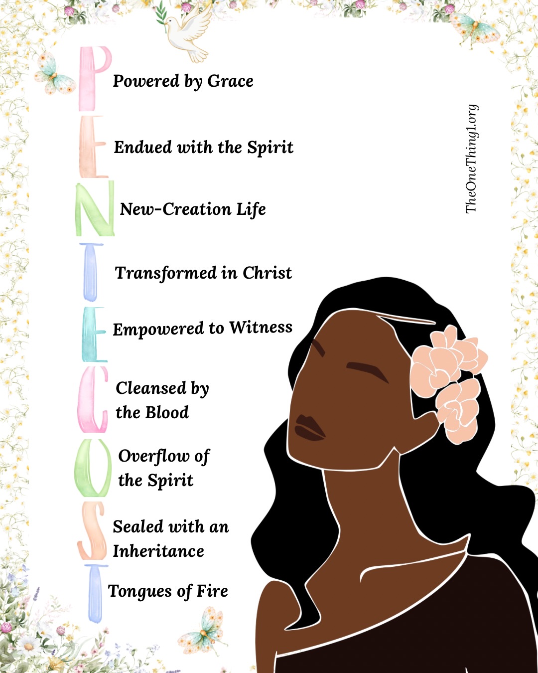 Friends, can you believe we are at the end of the week?
Wow, May continues to be a busy month!
My heart is full for so many reasons, some that I’ll share in the coming weeks. But today I’m excited because we are approaching the celebration of Pentecost.
I have been on a journey, discovering what it means to be a living sanctuary, the very habitation of the Living God. I’ve been drawn deep into the book of Acts and further in Romans gently guided by the Spirit.
Pentecost stands as the glorious unveiling of all Jesus accomplished through His death, burial, resurrection, and ascension: The Promise has come.
What was once external has become internal.
What was shadow has now become substance.
What once dwelt in the temple made with hands, now dwells within redeemed hearts.
Oh beloved, my affections are continually stirred afresh in awe of all Jesus has done for us because our Abba Father so loved us.
The first Pentecost in Exodus, the mountain trembled and the Law was given. Sinai thundered with holiness, yet the Law, though holy, could only reveal sin in humanity but never remove it.
But now Pentecost has fully come in Christ.
Through His finished work, the dead are resurrected to eternal life, hearts of stone are made flesh, believers are joined to Christ and indwelt by the Spirit of the Living God.
What the Law could never accomplish outwardly, the Spirit now performs inwardly through union with Jesus Christ (Romans 8:3-4).
The first Pentecost at Sinai:
🌋 Thunder shook the mountain
🌋 Fear marked the response
🌋 The Law was written on stone
🌋 The people stood afar off
🌋 Condemnation reigned
🌋 Three thousand died
The fulfillment on Zion:
🔥 Grace brought nearness
🔥 His Righteousness is a gift
🔥 A rushing wind filled the house
🔥 Tongues of fire rested upon people
🔥 The Spirit gives life and dwells within
🔥 Three thousand were saved & still increasing
The first Pentecost revealed separation.
The fulfilled Pentecost established an inseparable union through Jesus Christ.
Continued in Comments👇🏾