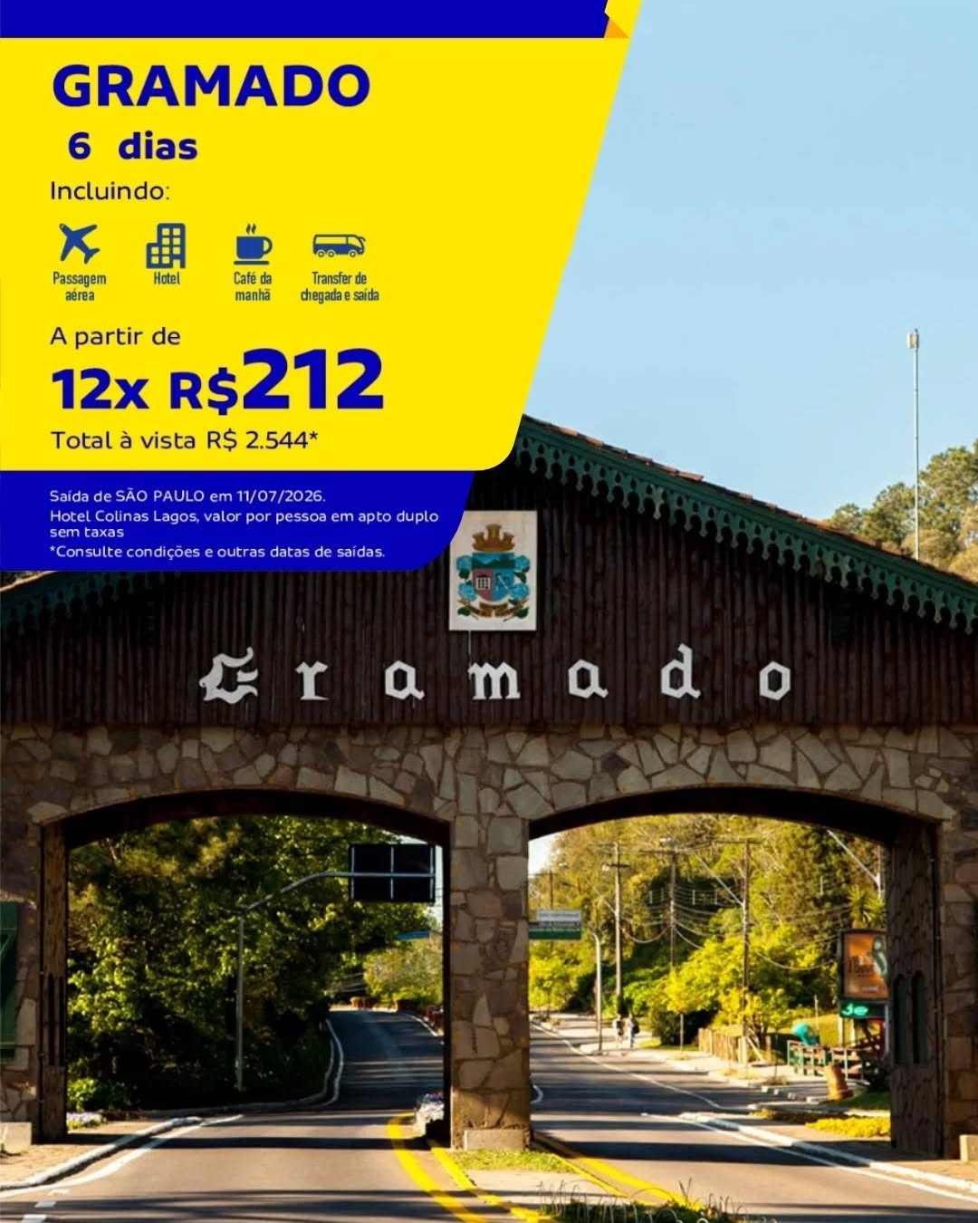 Gramado te chama. A Viaje Bem leva