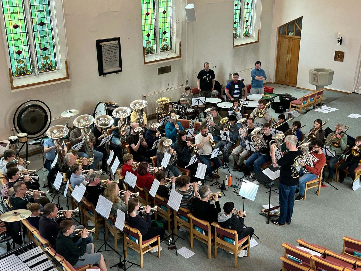 βοΈ Stannington Band x @_stanningtontrainingband UNITE!
We had a fantastic time last night at our joint rehearsal with our fantastic training band!
Big thanks to @samfisher_33 and Tim Parris for a fun evening of music π