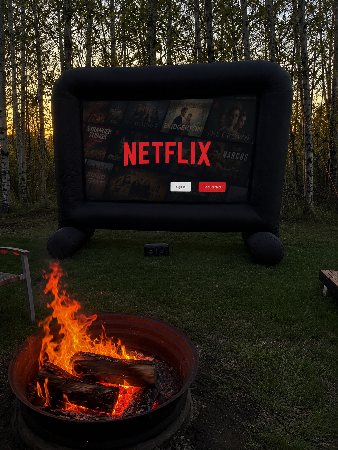 Now available for those who want a little “glamping” moment under the prairie skies in Stettler AB.
You can add your own private rentals to your stay.
Have questions ? Call us : +1 (403) 742-8855